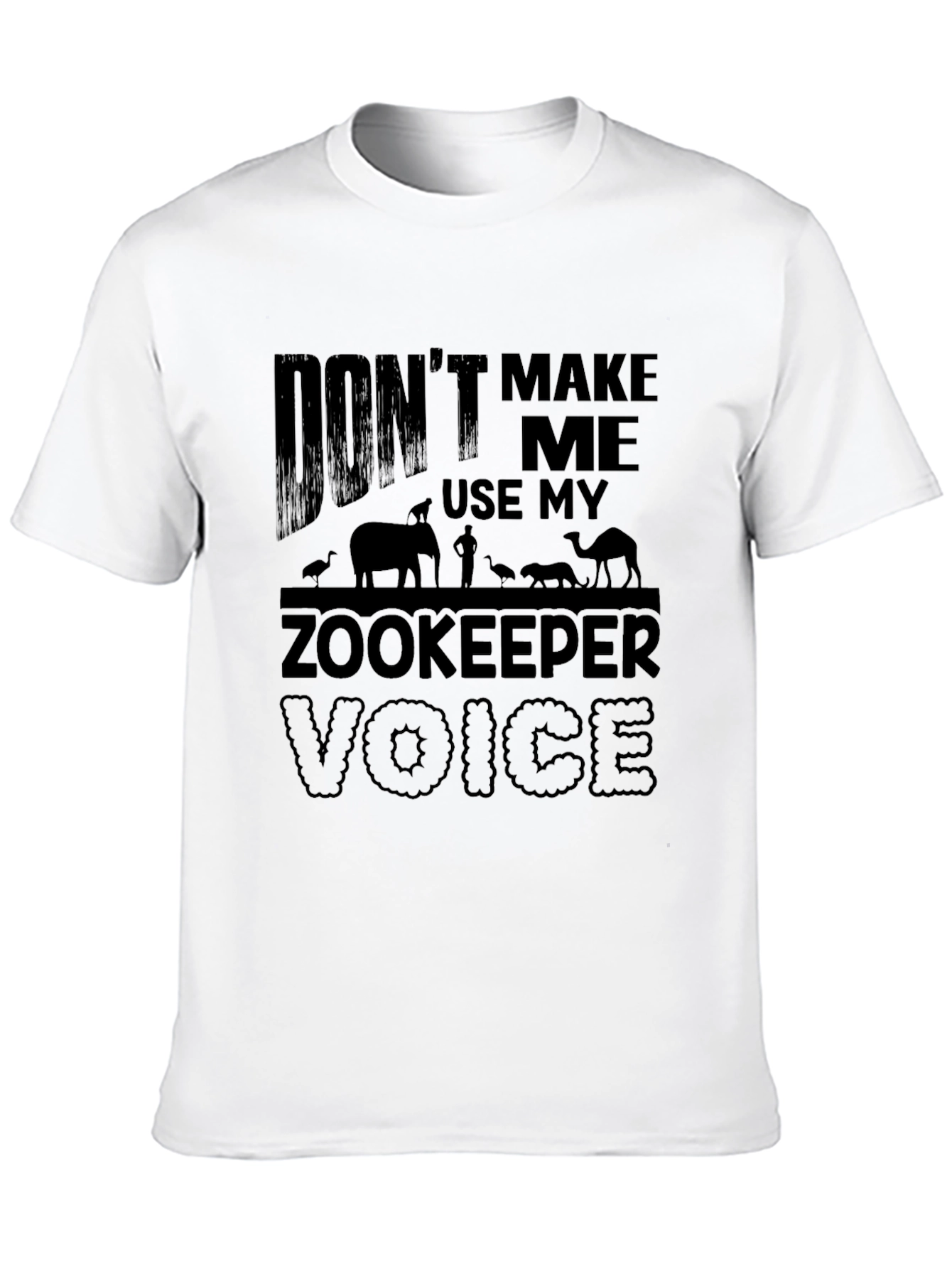 Zookeeper Voice T-Shirt - Black Graphic Tee