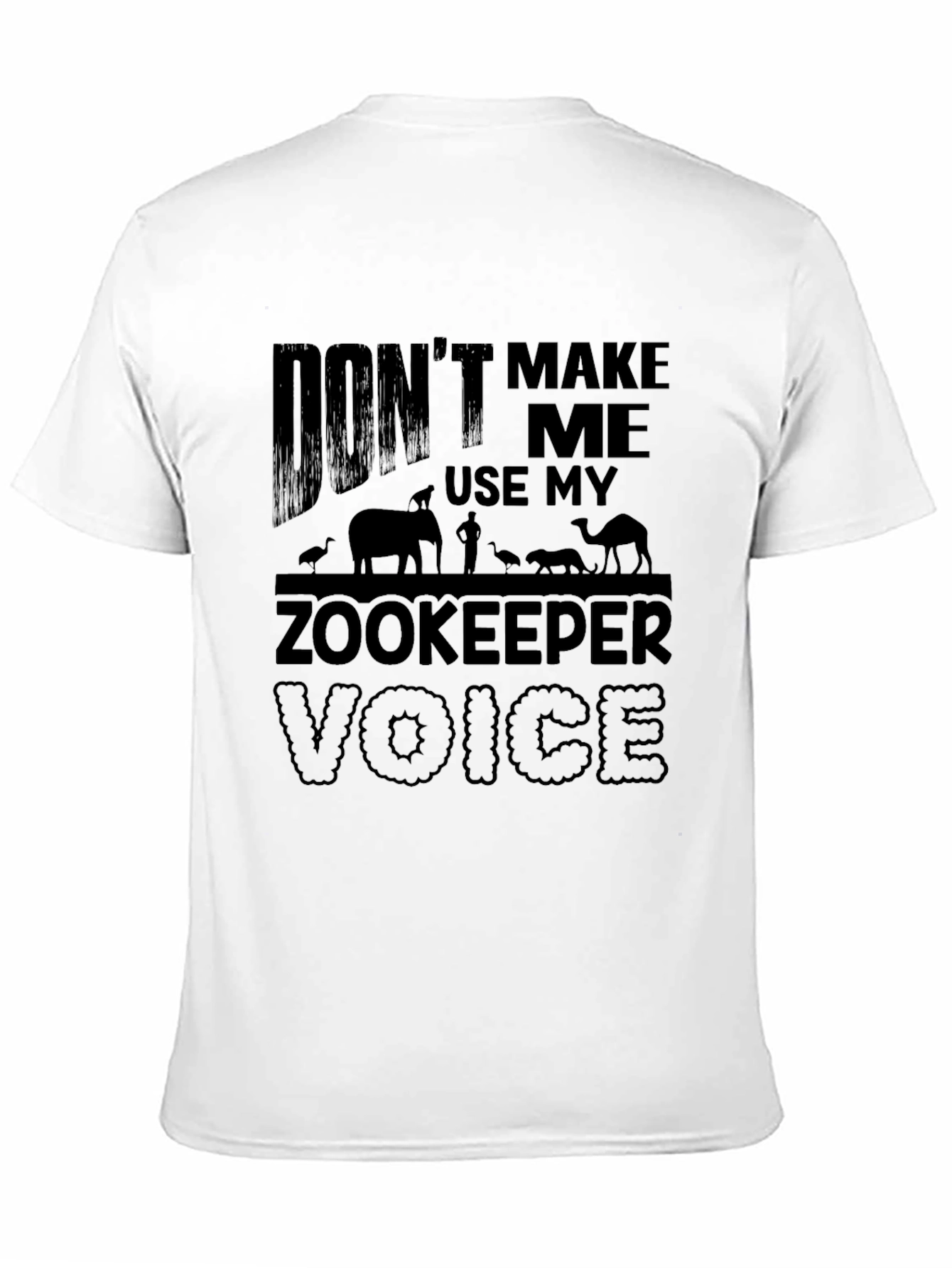 Zookeeper Voice T-Shirt - Black Graphic Tee