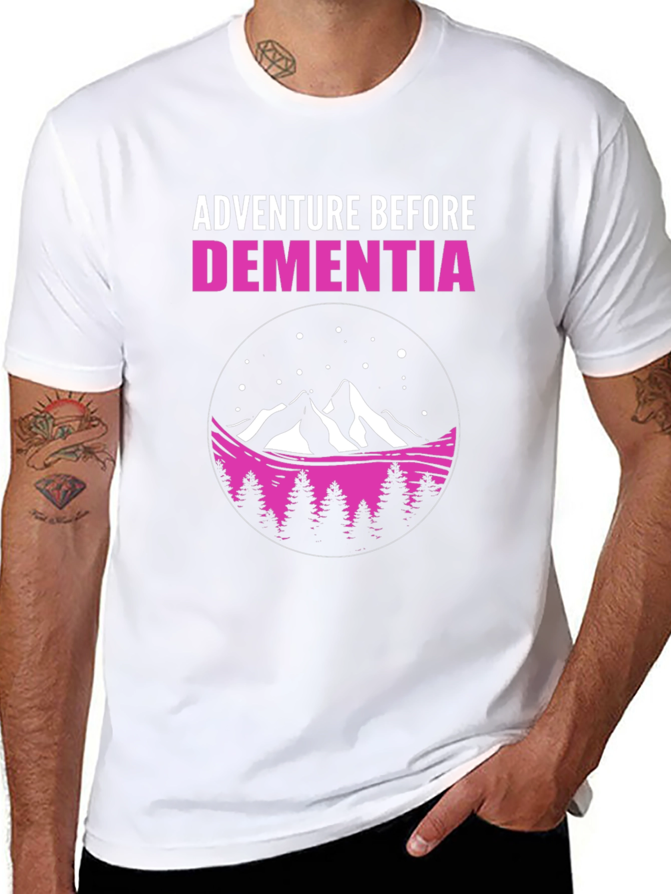 Adventure Before Dementia Black Graphic Tee