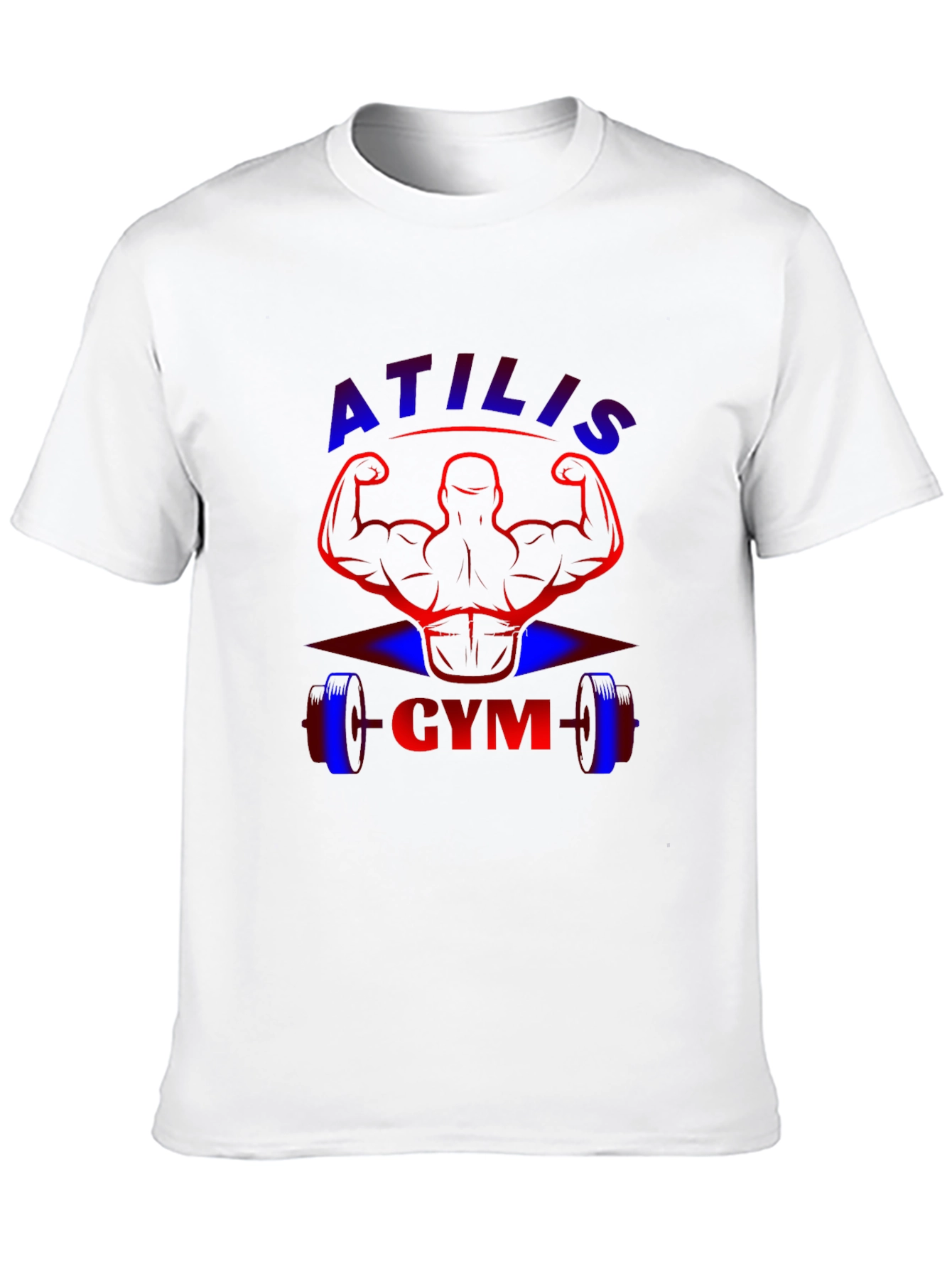 Atilis Gym Black T-Shirt Workout Fitness Tee