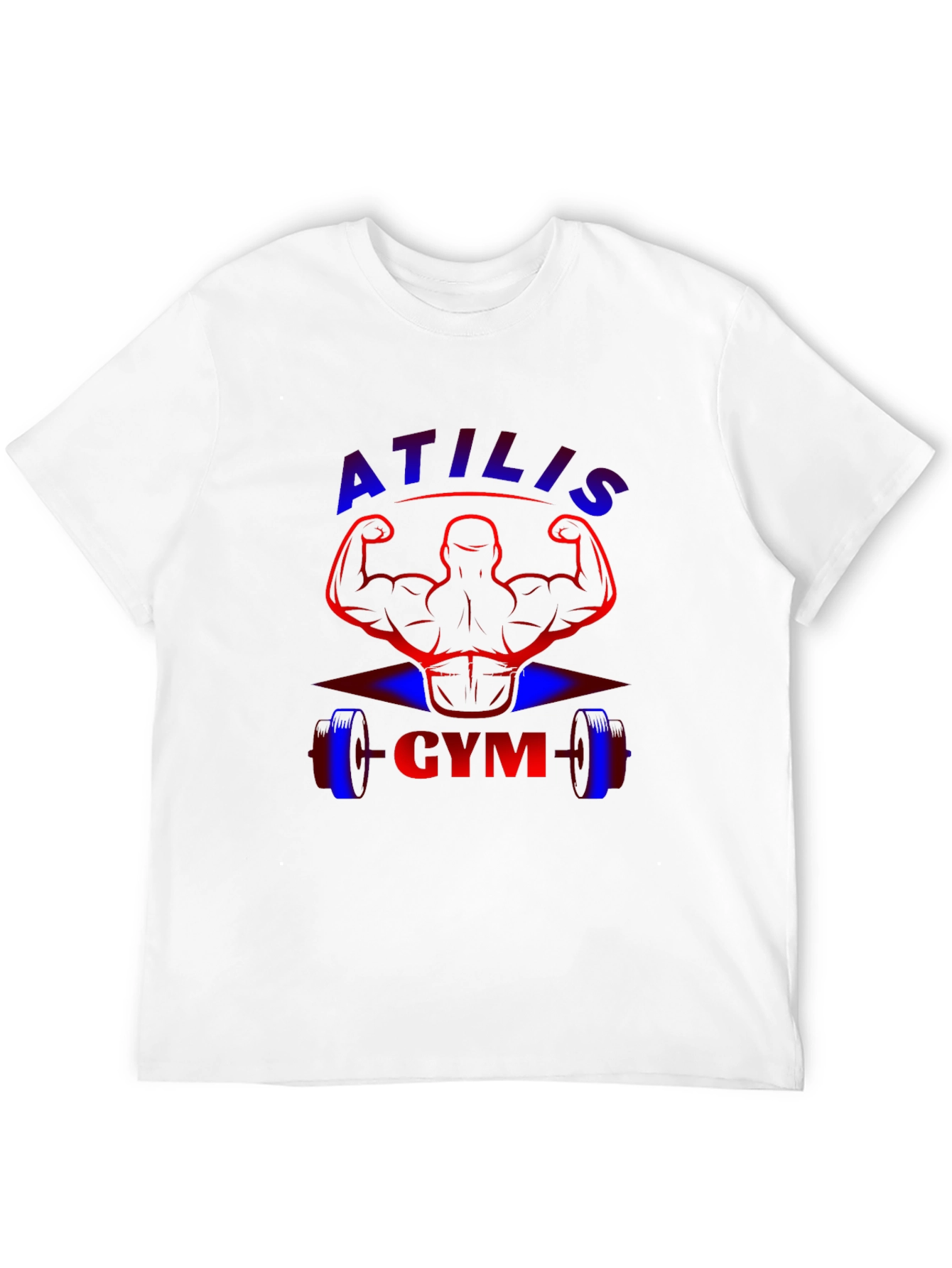 Atilis Gym Black T-Shirt Workout Fitness Tee