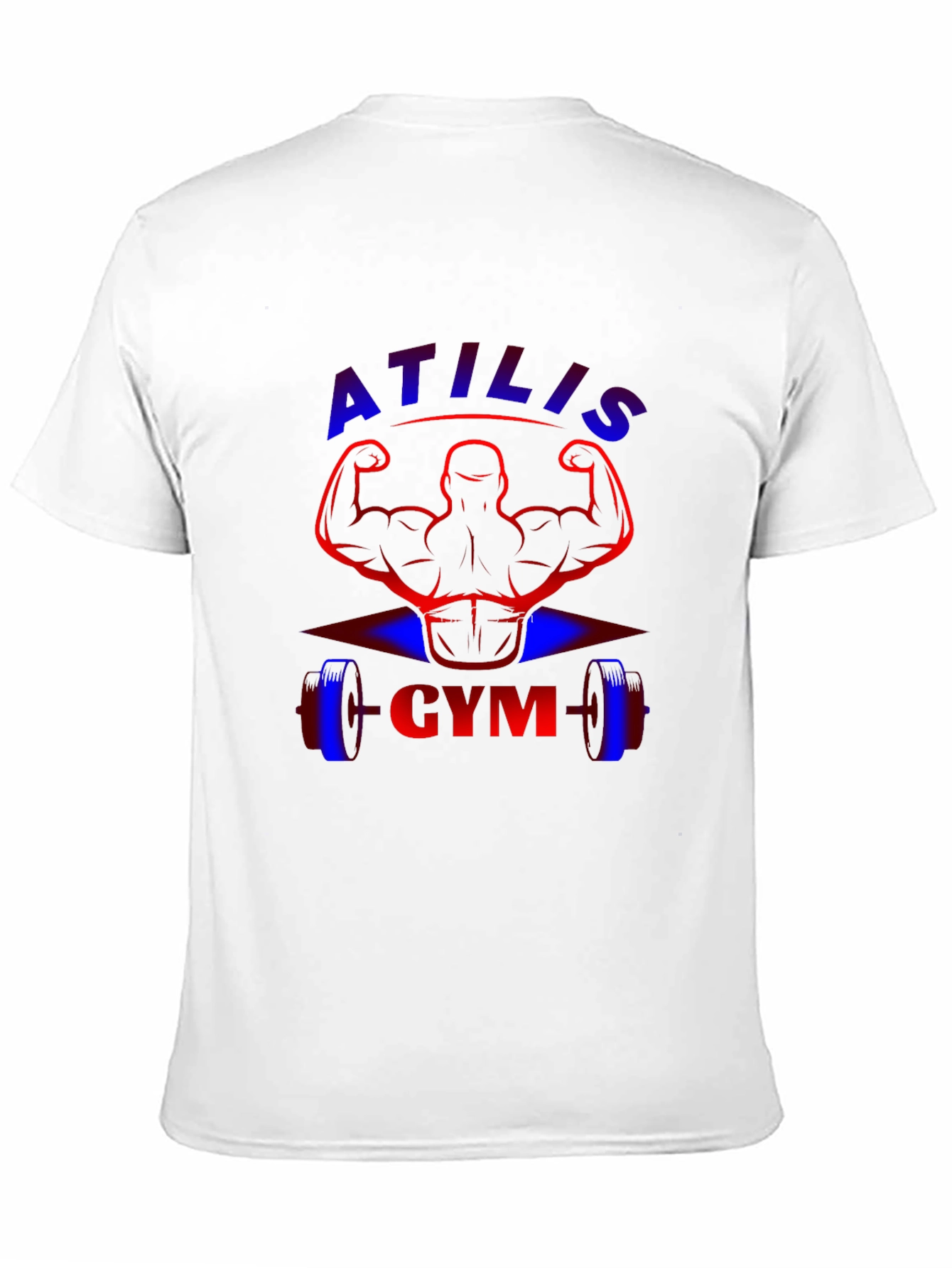 Atilis Gym Black T-Shirt Workout Fitness Tee