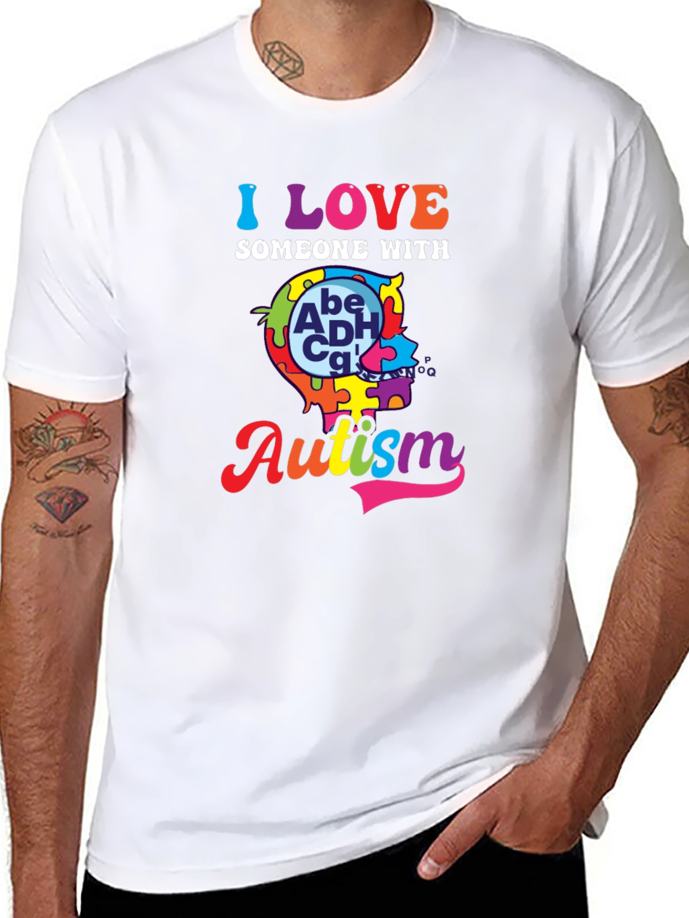 Autism Awareness T-Shirt - I Love Someone With