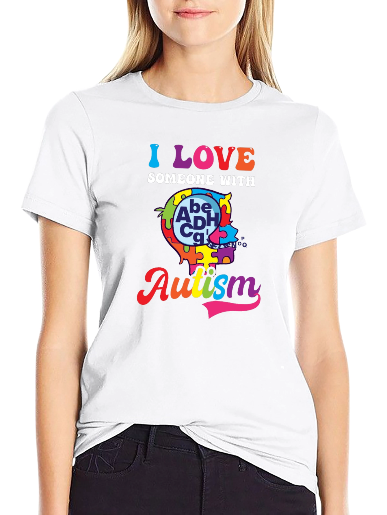 Autism Awareness T-Shirt - I Love Someone With