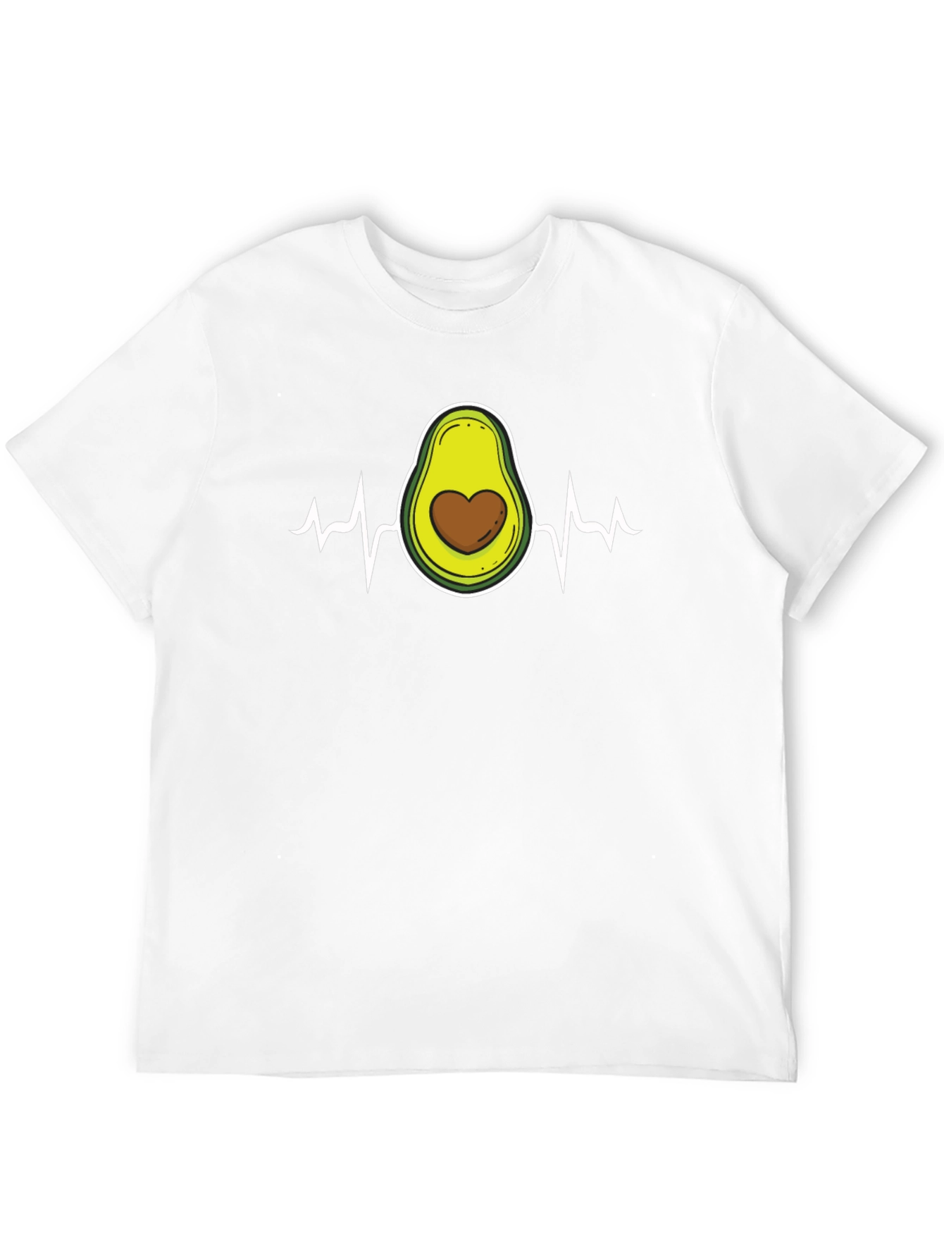 Avocado Heartbeat T-Shirt - Love for Avocados