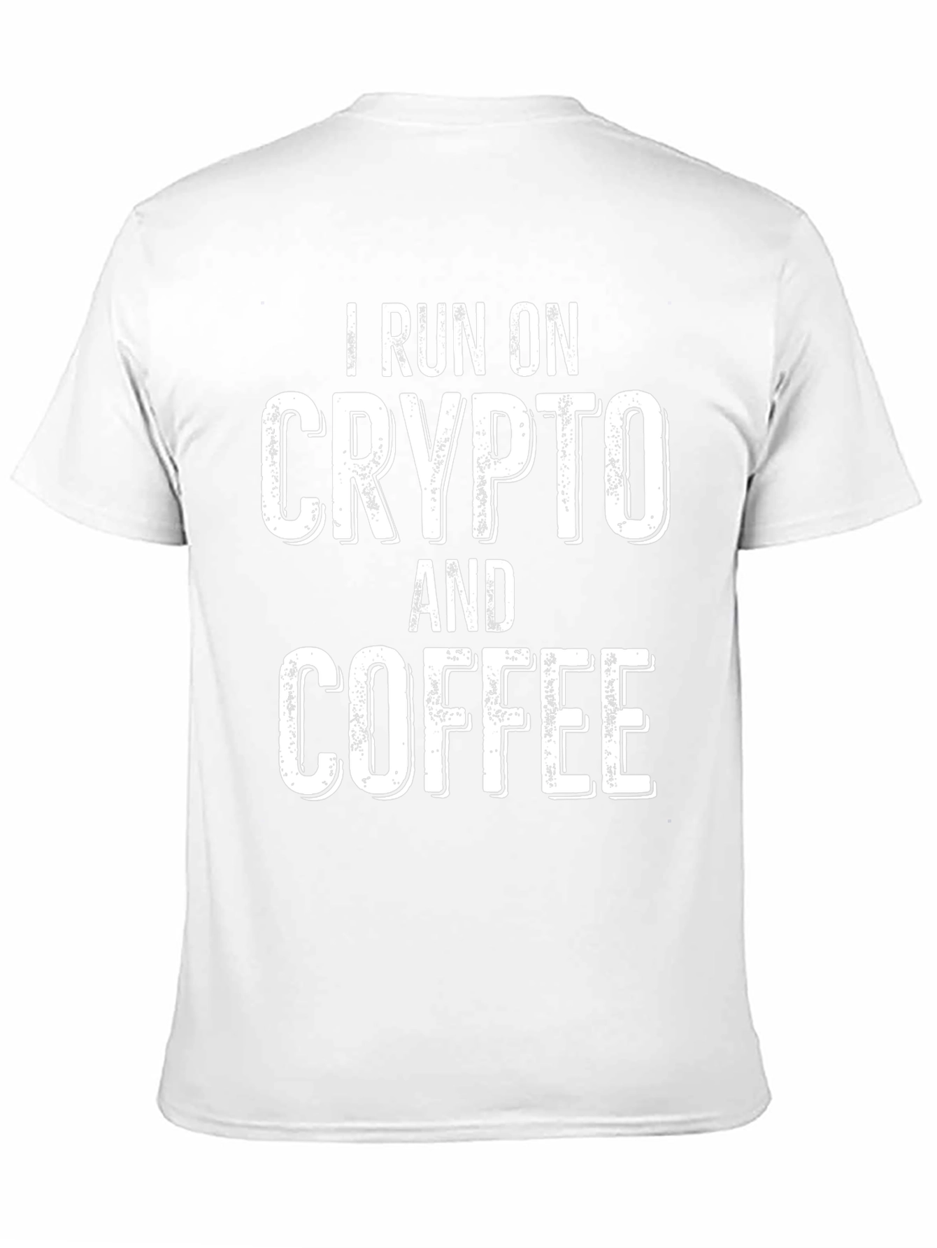 Crypto & Coffee T-Shirt - Black Relaxed Fit