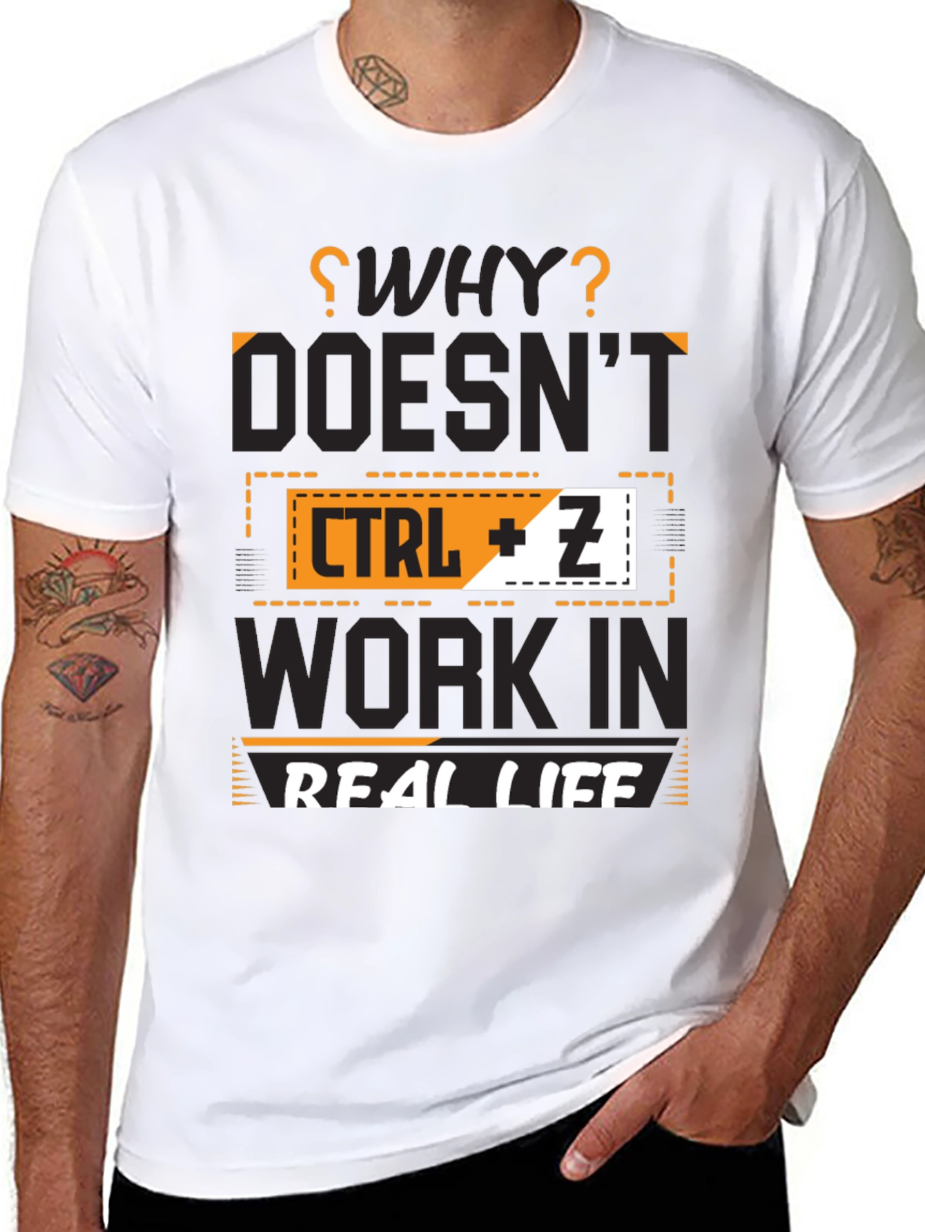 CTRL + Z - Real Life Undo T-Shirt