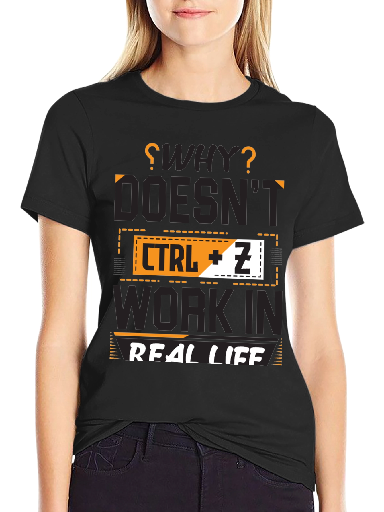 CTRL + Z - Real Life Undo T-Shirt