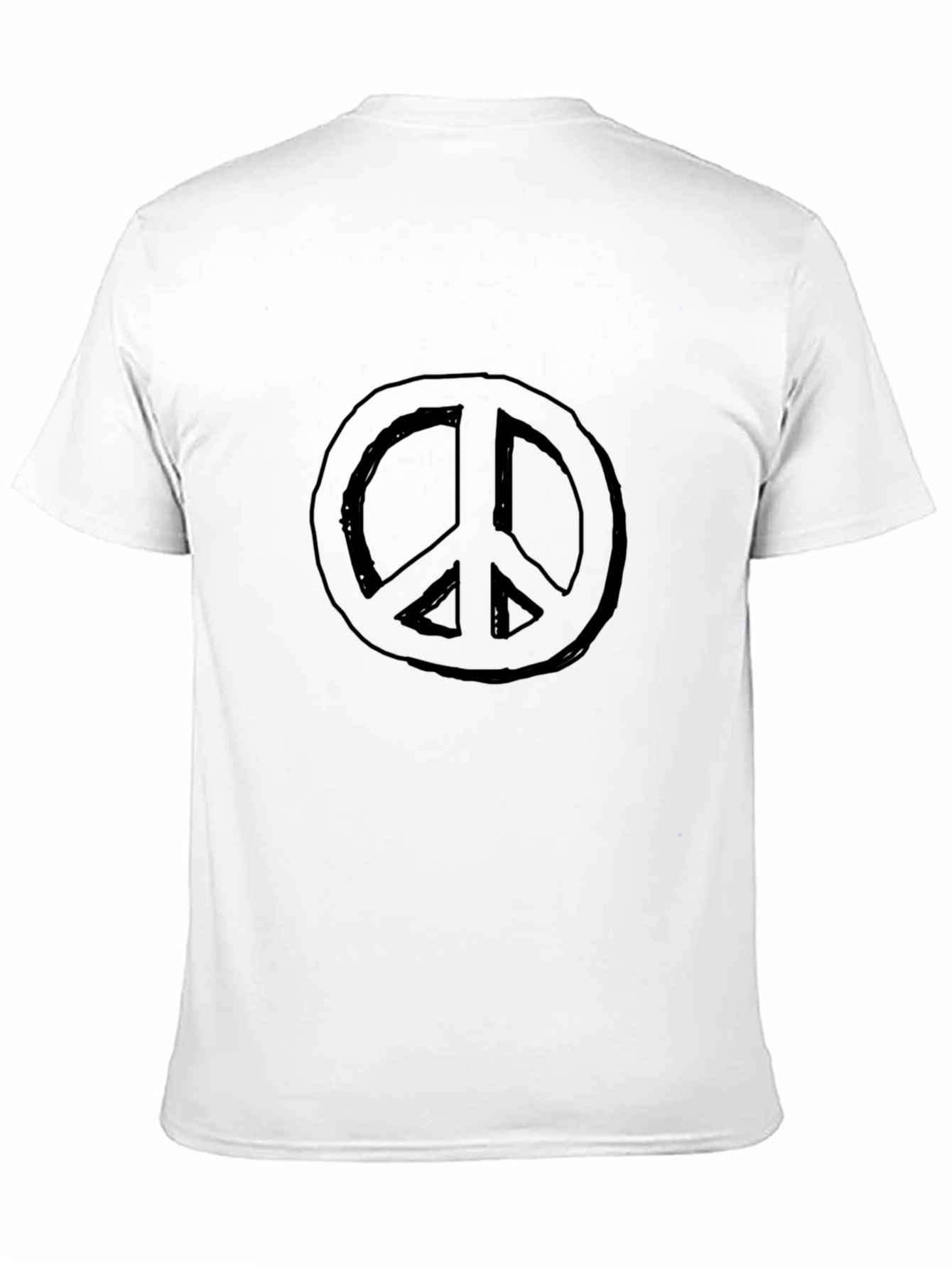 Black Peace Sign Graphic Tee