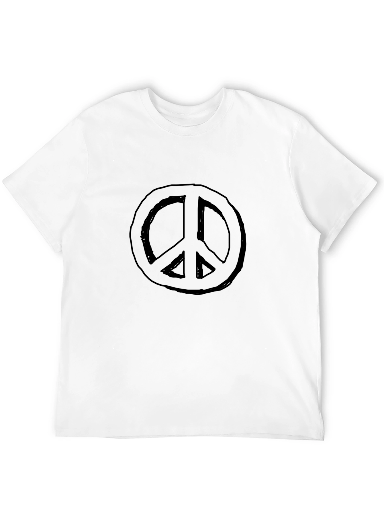 Black Peace Sign Graphic Tee