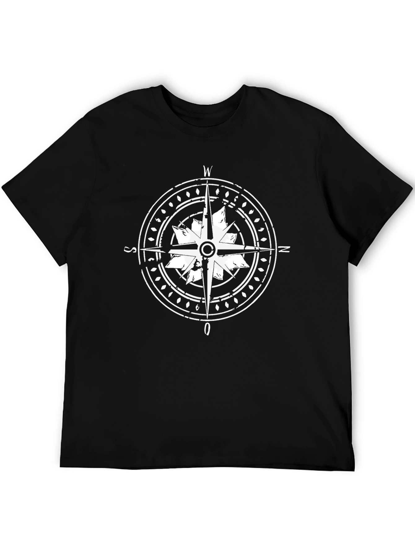 Compass Graphic Black T-Shirt