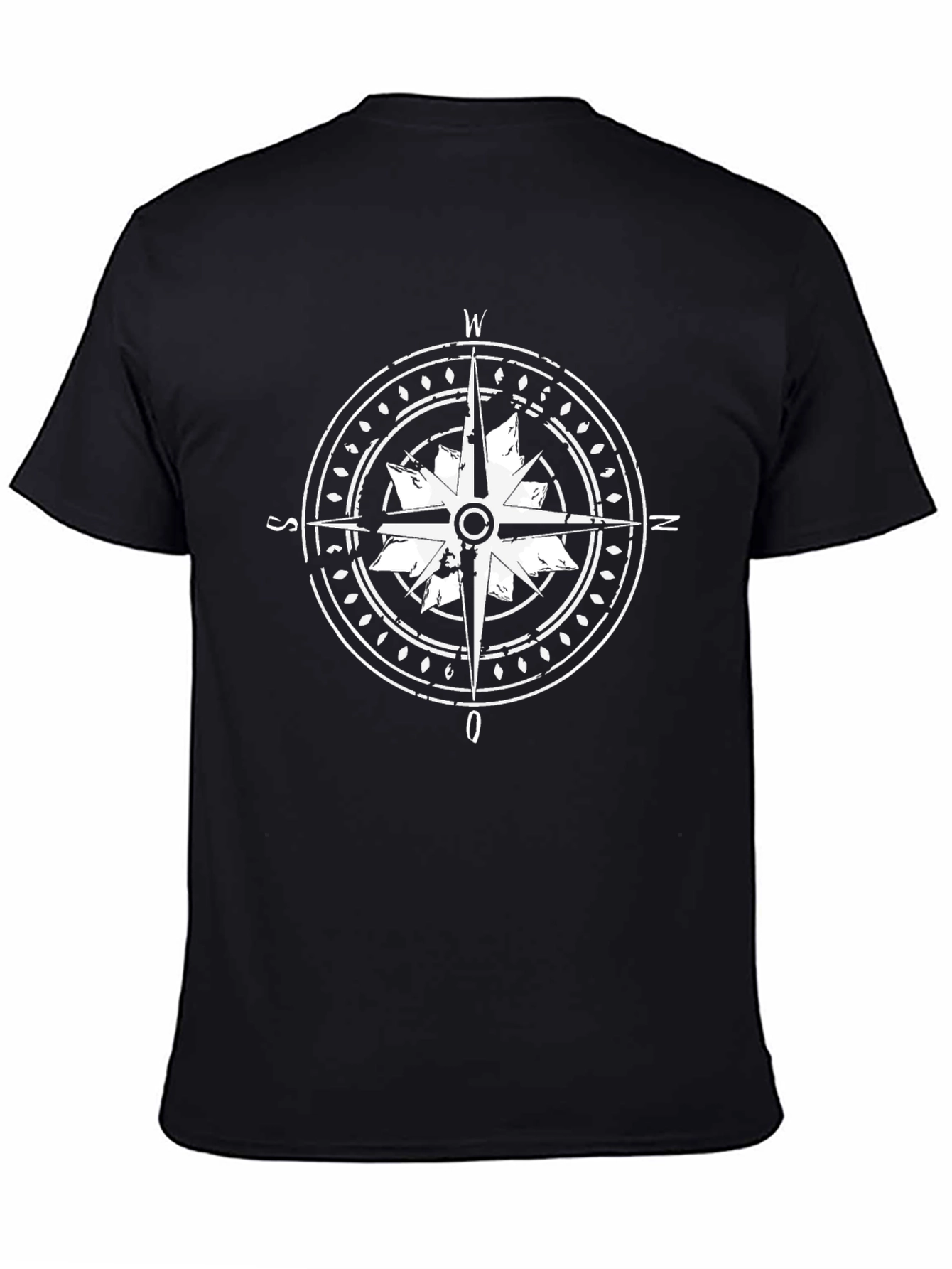 Compass Graphic Black T-Shirt
