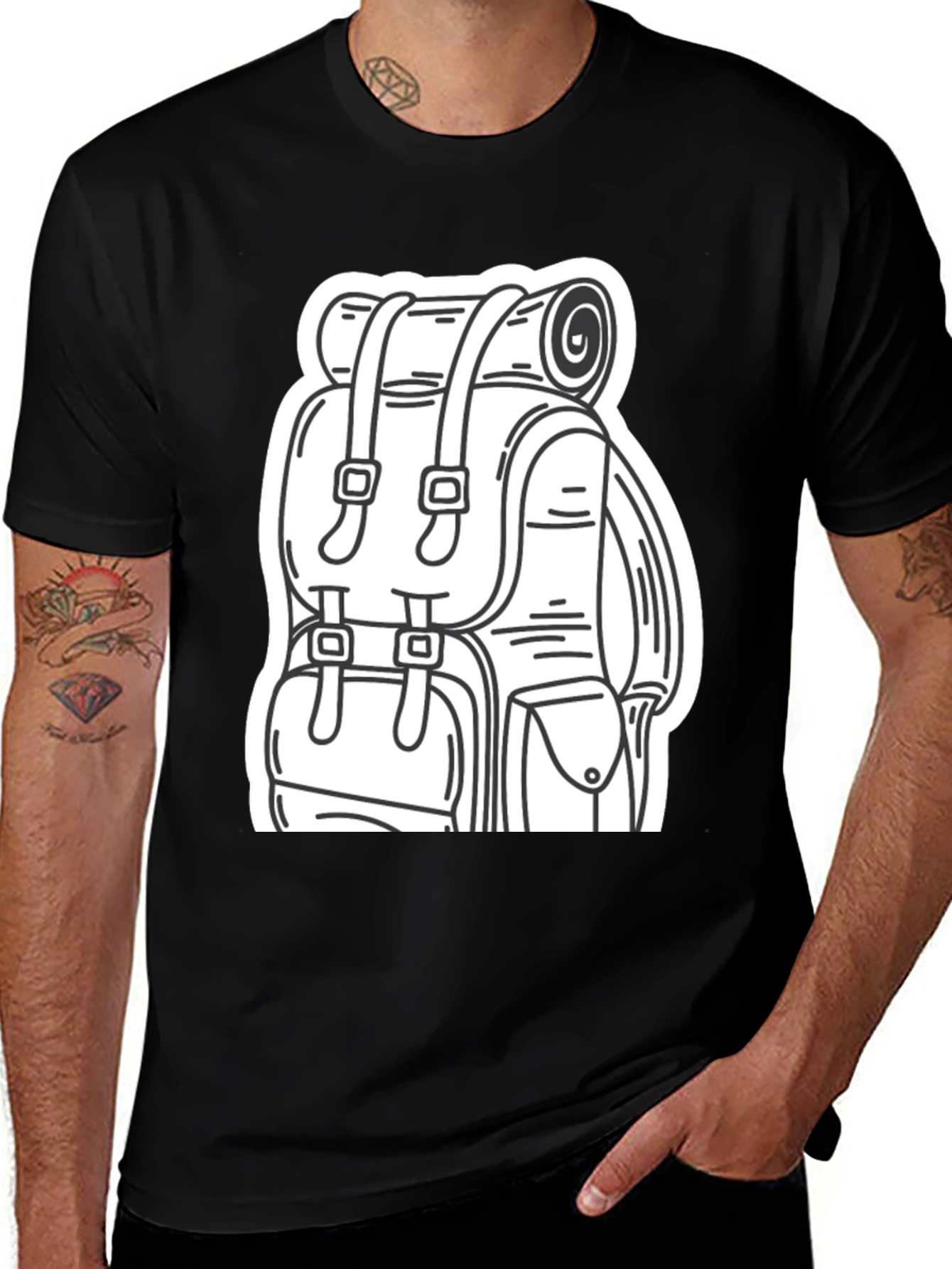 Backpack Graphic Tee - Adventure Ready