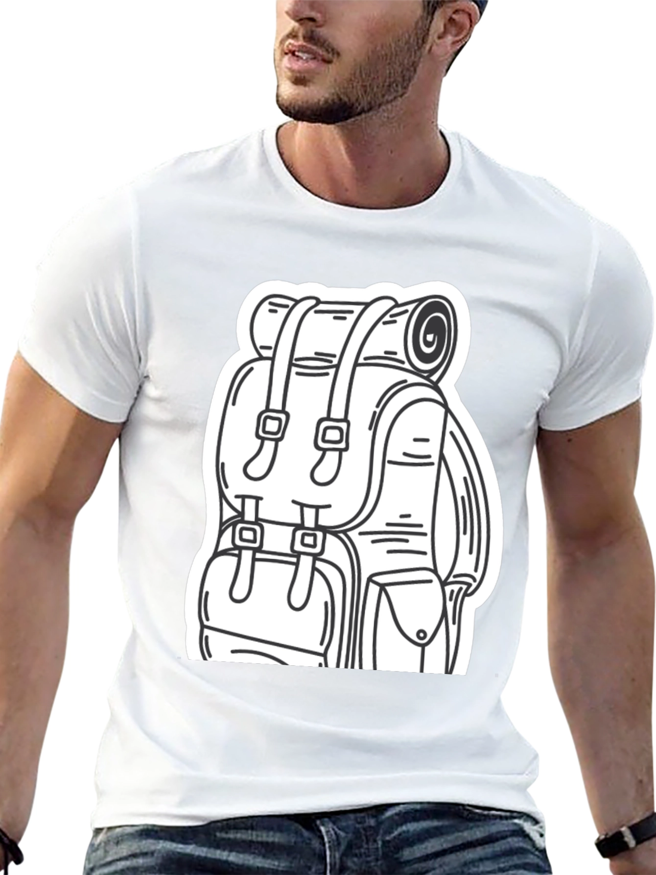Backpack Graphic Tee - Adventure Ready