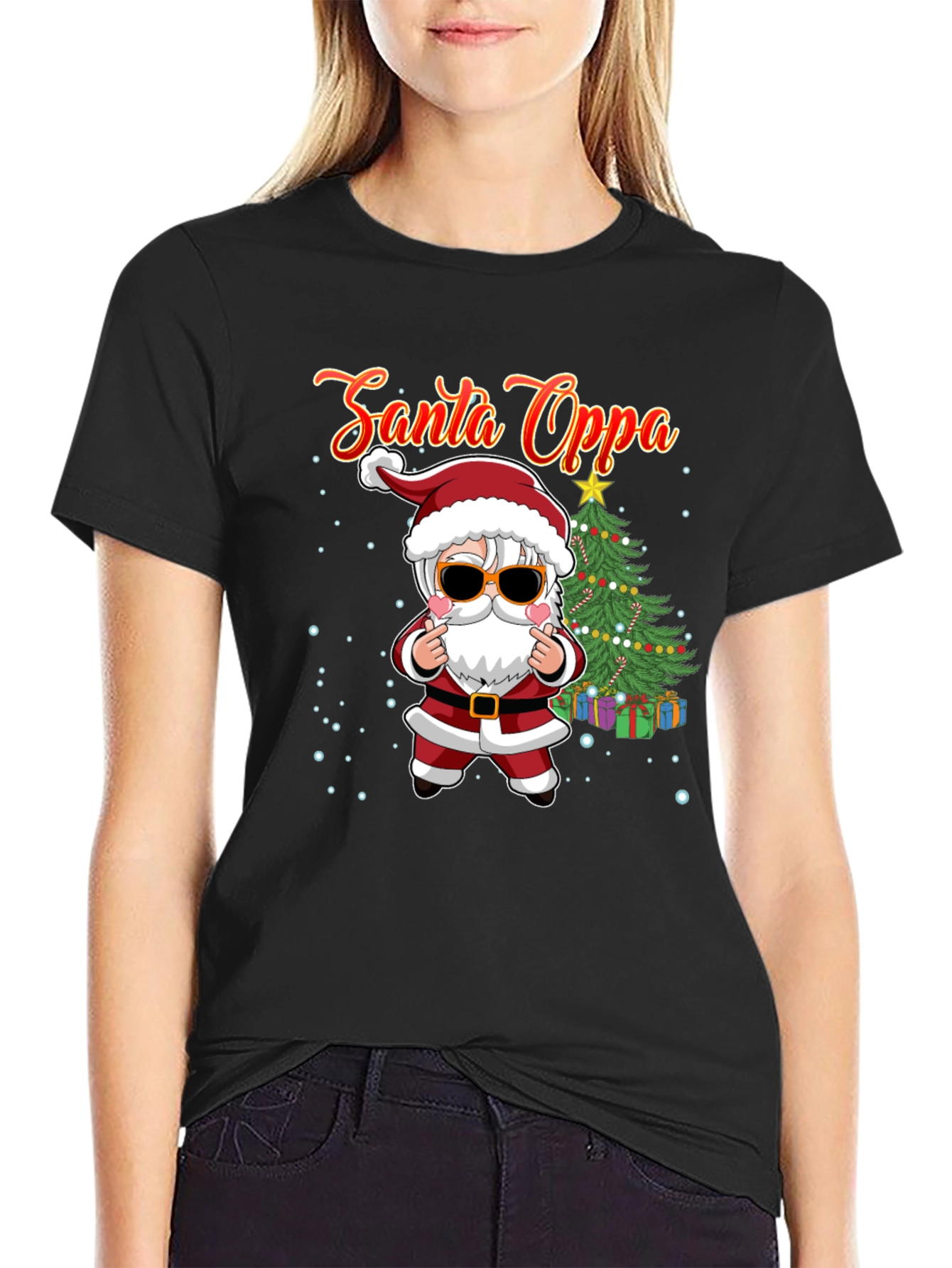 Santa Oppa T-Shirt - Holiday Fun!