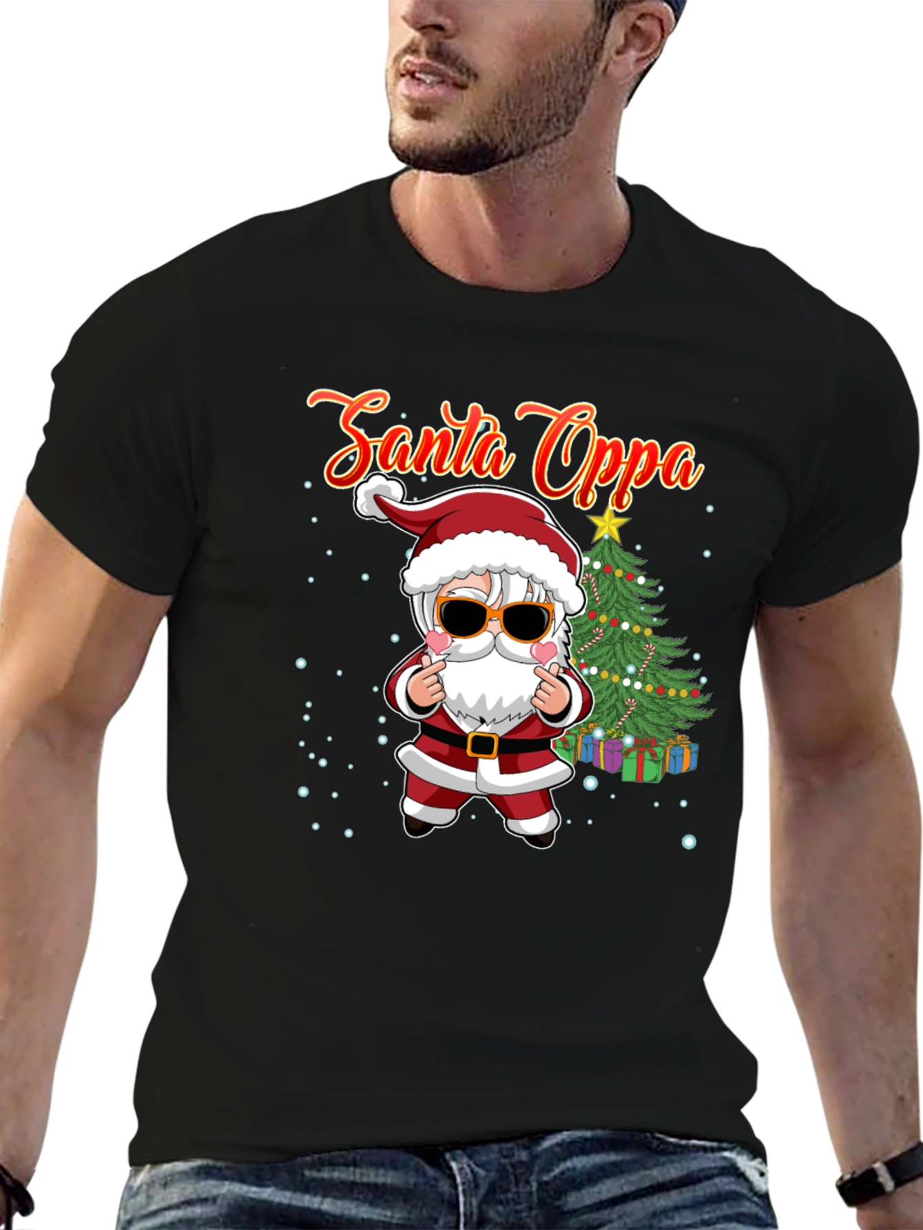 Santa Oppa T-Shirt - Holiday Fun!
