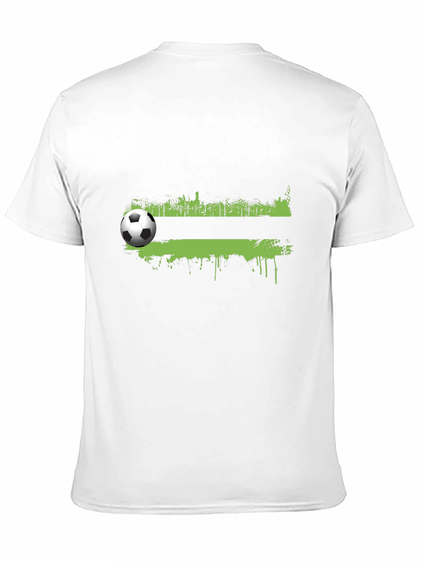 Soccer Ball Graphic Tee - Black