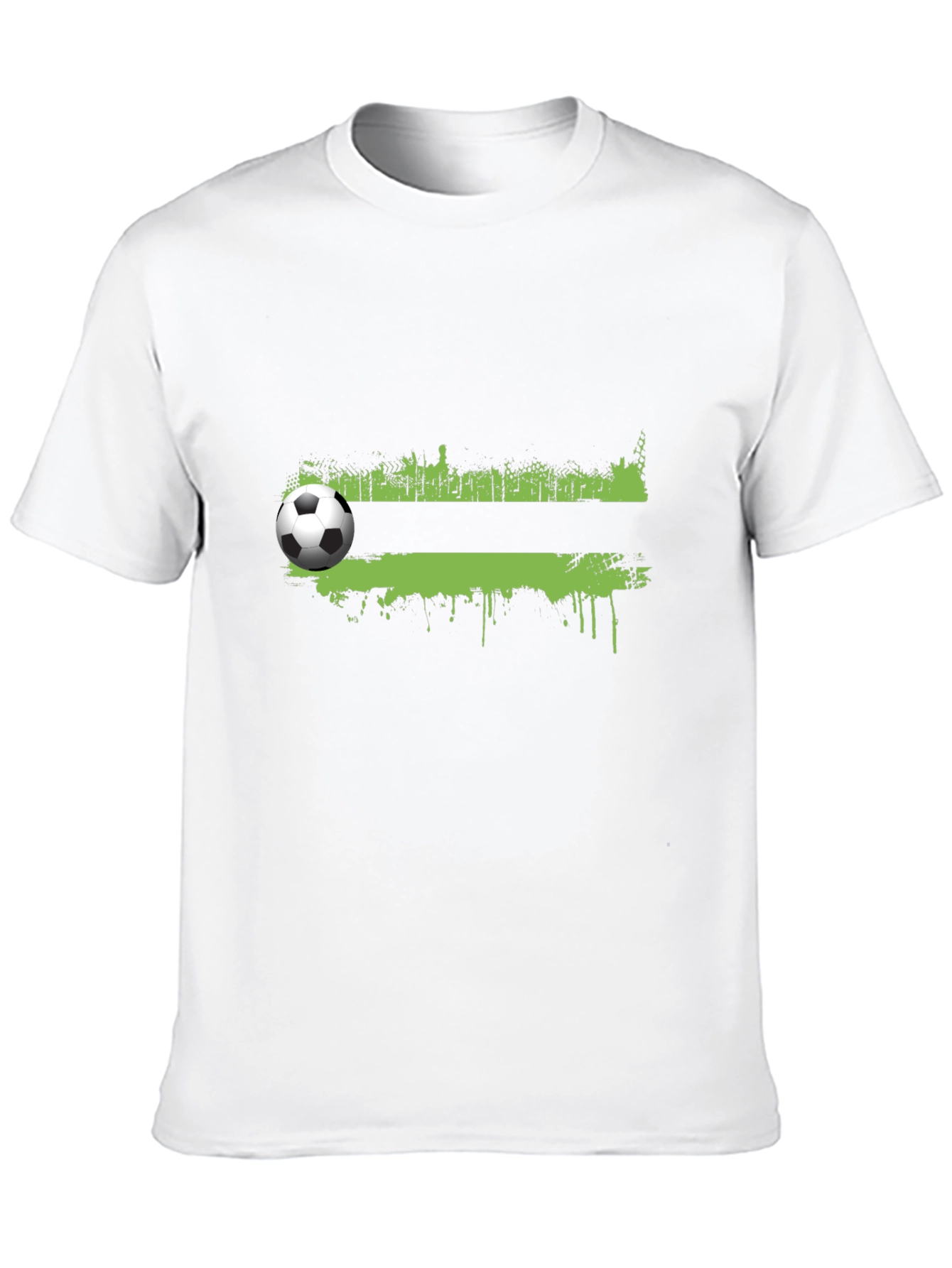 Soccer Ball Graphic Tee - Black