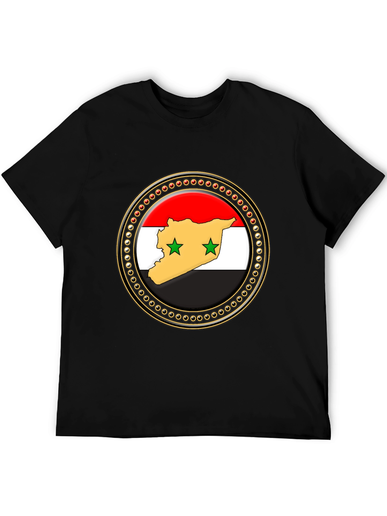 Syria Flag Graphic Print T-Shirt