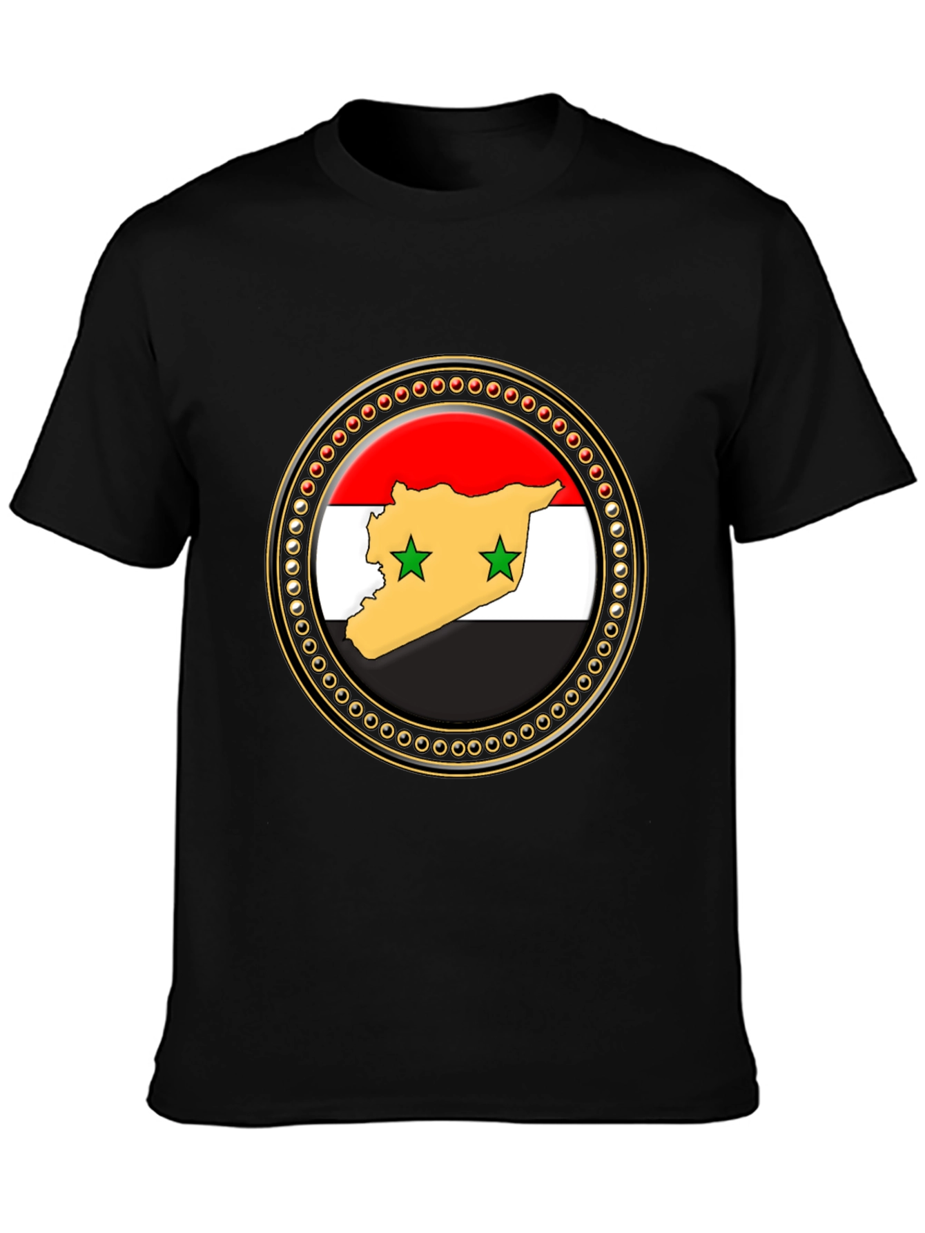 Syria Flag Graphic Print T-Shirt