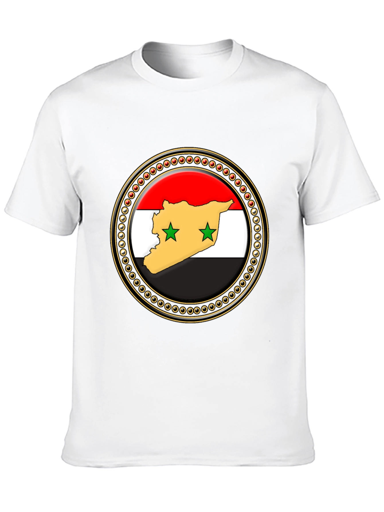 Syria Flag Graphic Print T-Shirt