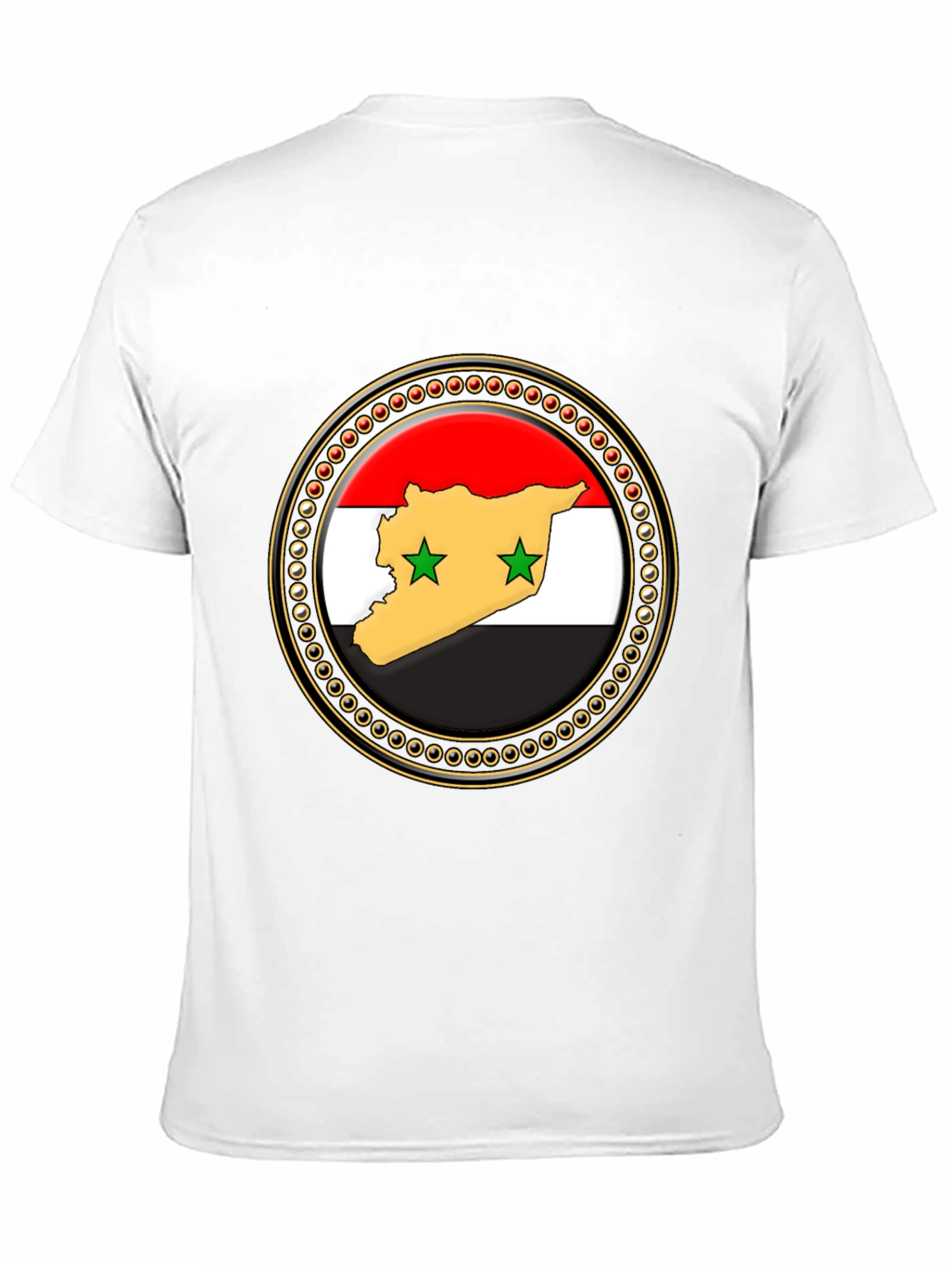 Syria Flag Graphic Print T-Shirt