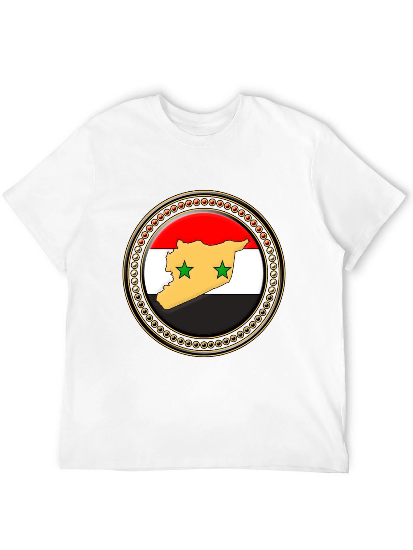 Syria Flag Graphic Print T-Shirt