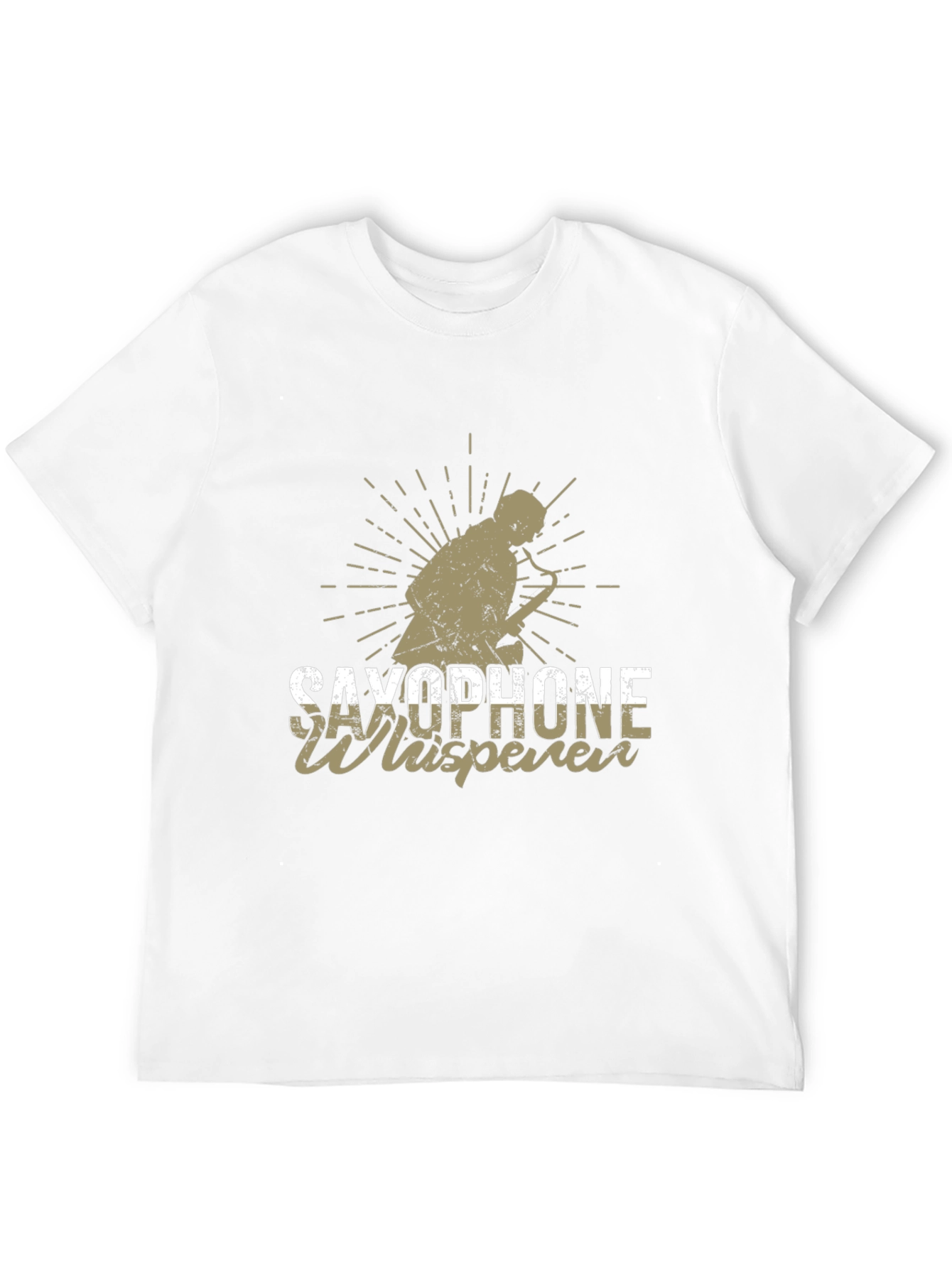 Saxophone Whisperer Black T-Shirt