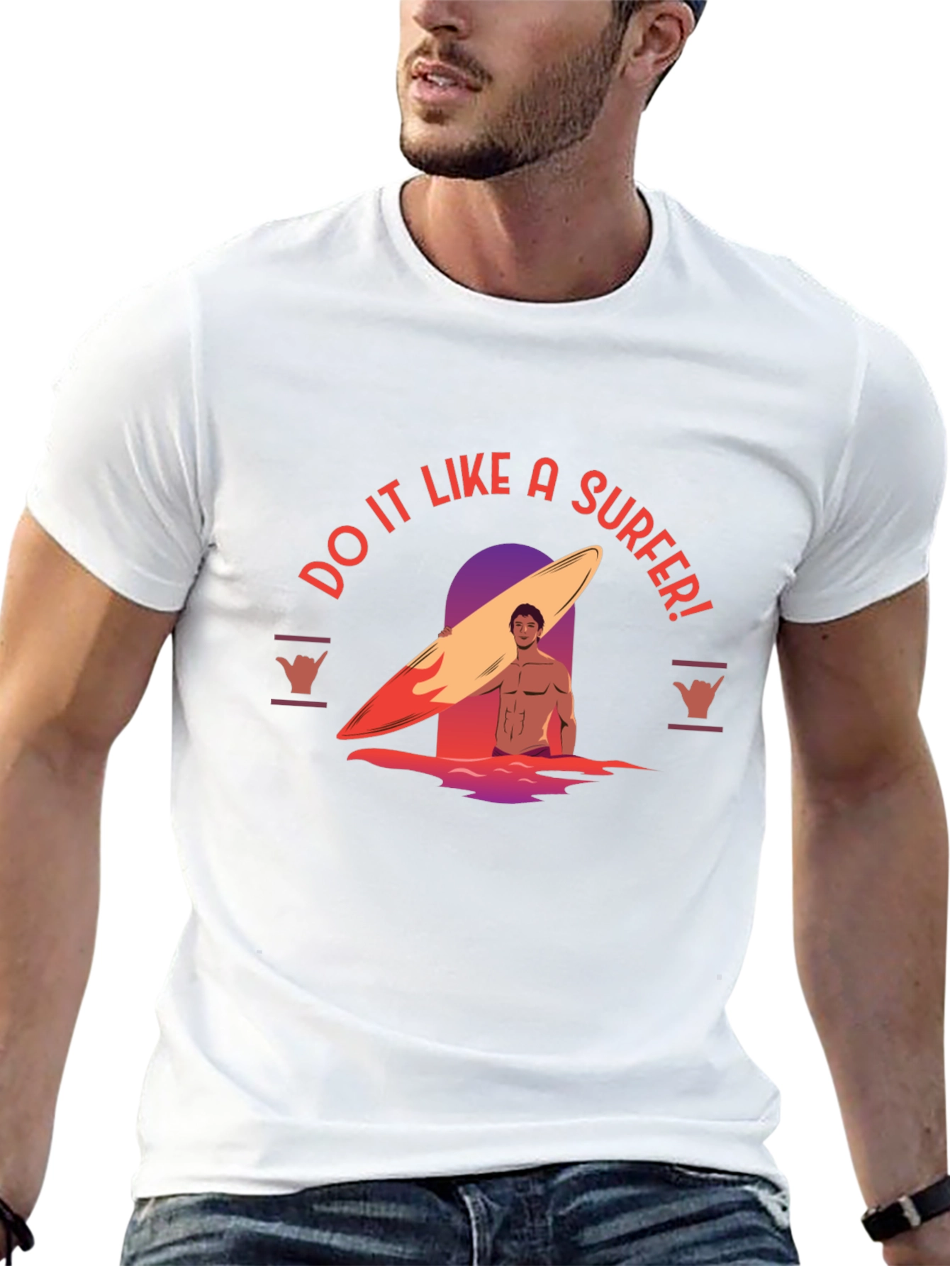 Do it Like a Surfer Graphic Tee
