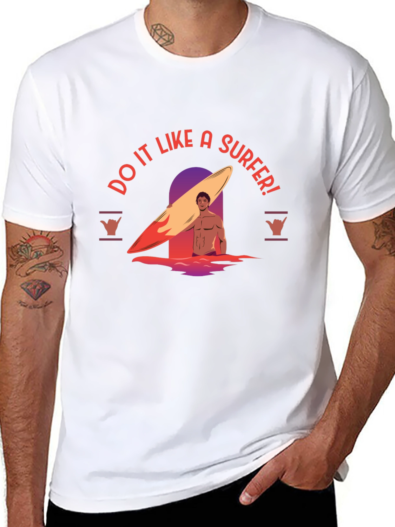 Do it Like a Surfer Graphic Tee