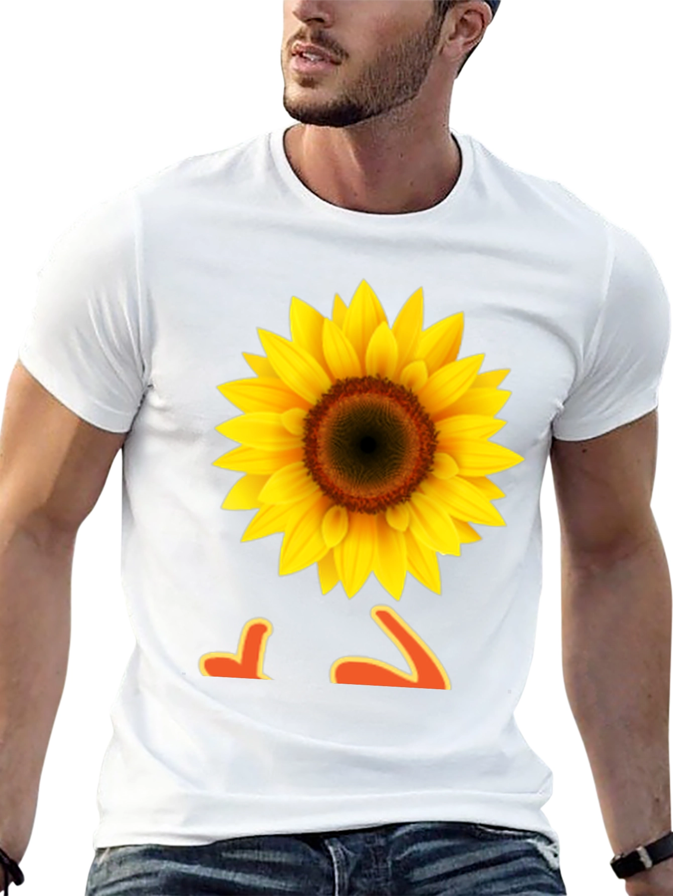Sunflower Graphic Tee -  Black T-Shirt