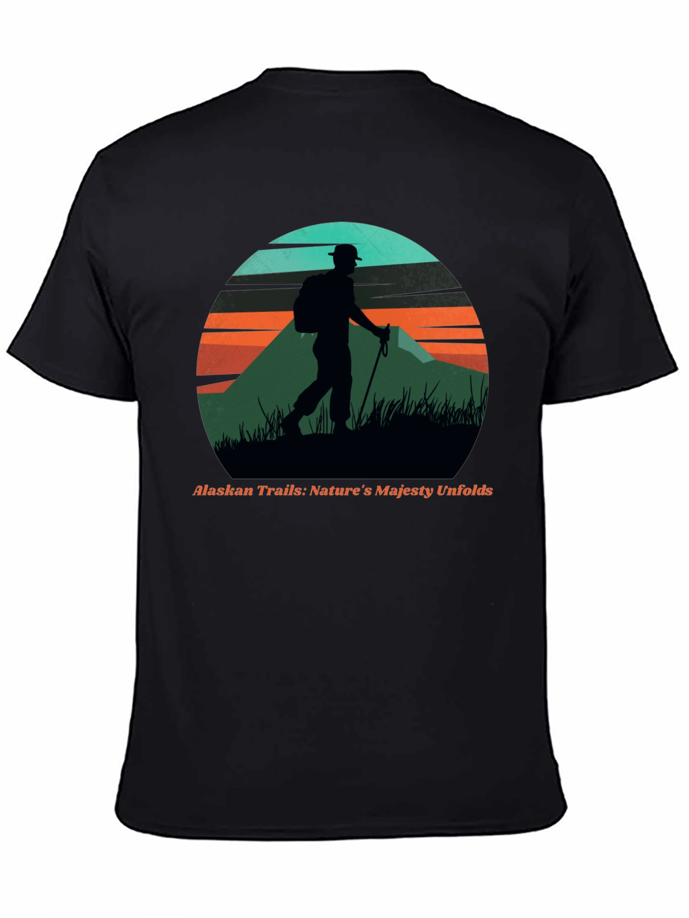 Alaskan Trails Hiker Graphic Tee - Natures Majesty