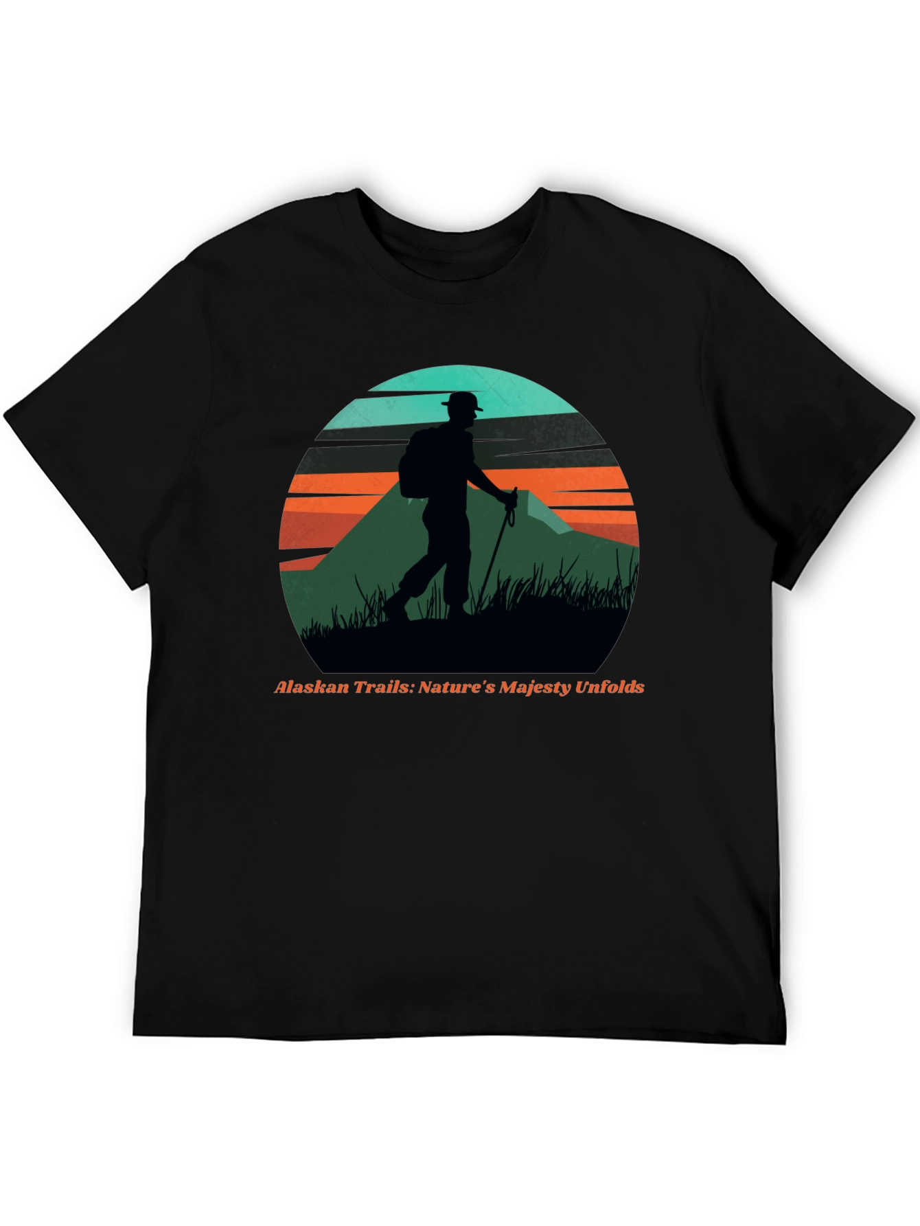Alaskan Trails Hiker Graphic Tee - Natures Majesty
