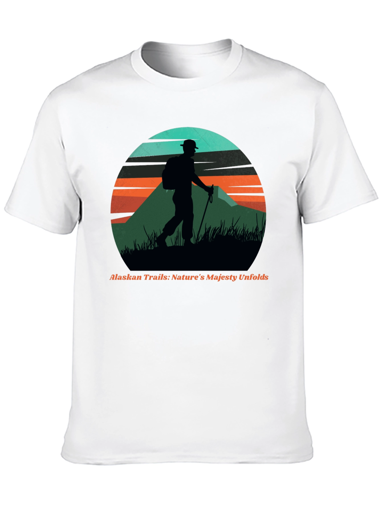 Alaskan Trails Hiker Graphic Tee - Natures Majesty