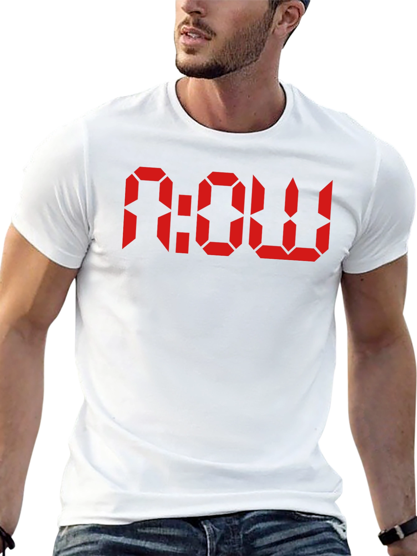 Retro Digital NOW T-Shirt - Classic Black Tee