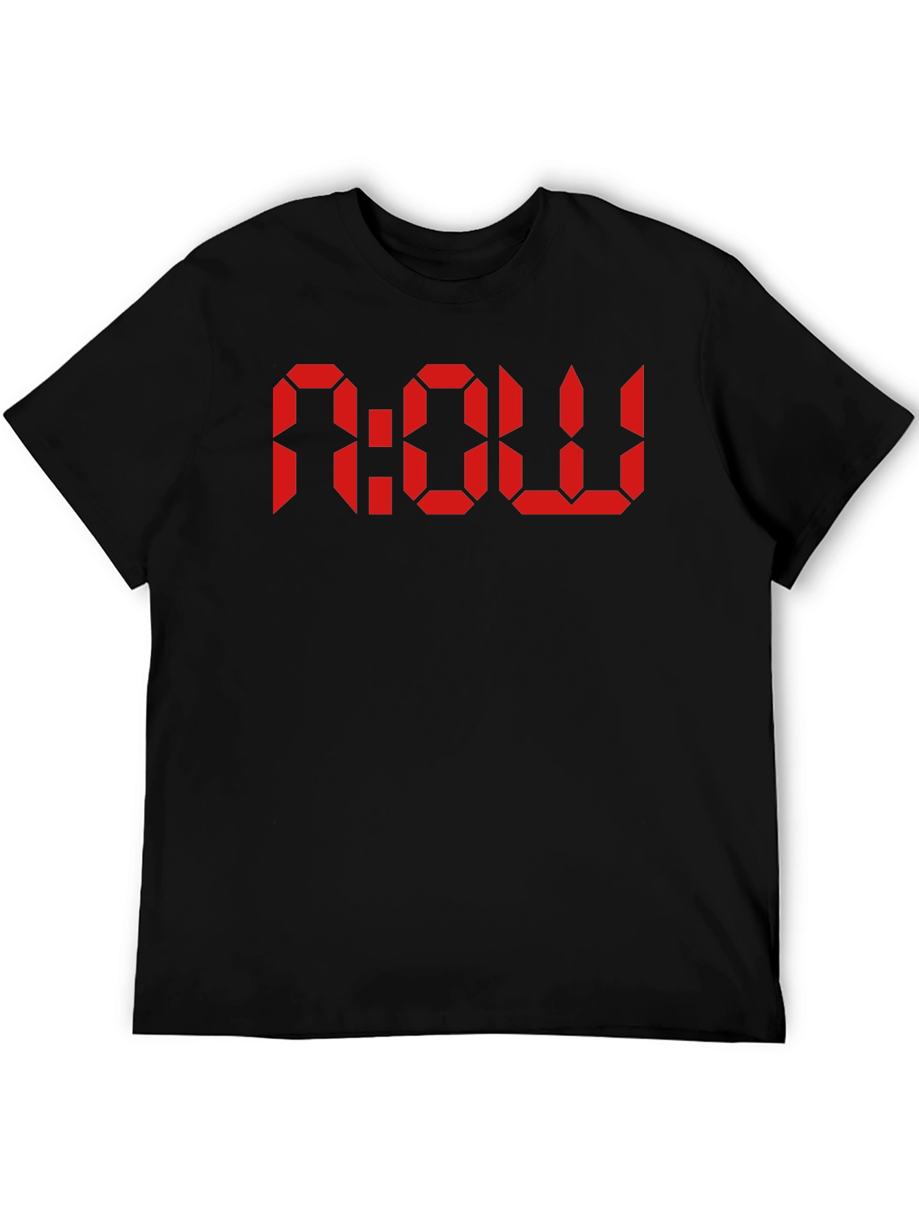 Retro Digital NOW T-Shirt - Classic Black Tee