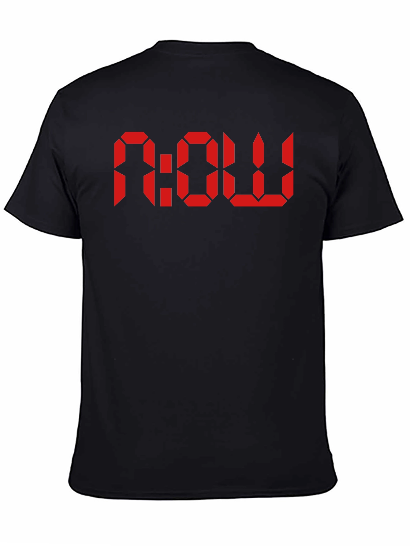 Retro Digital NOW T-Shirt - Classic Black Tee