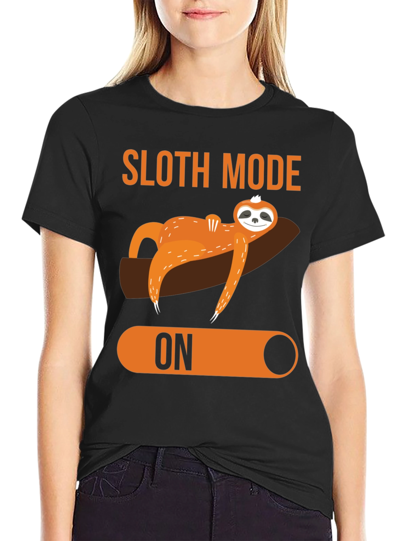Sloth Mode ON T-Shirt - Relaxed & Comfy