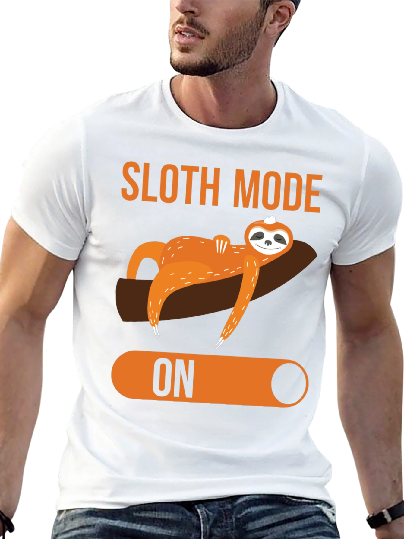 Sloth Mode ON T-Shirt - Relaxed & Comfy