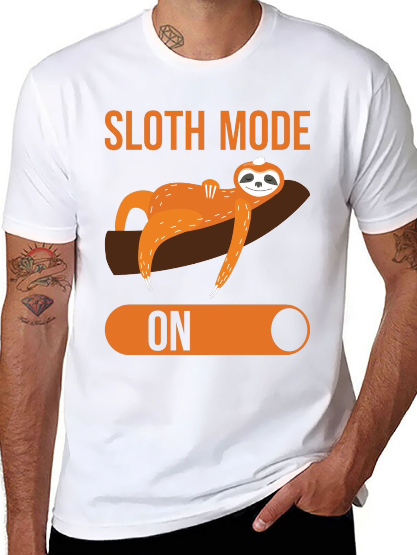 Sloth Mode ON T-Shirt - Relaxed & Comfy