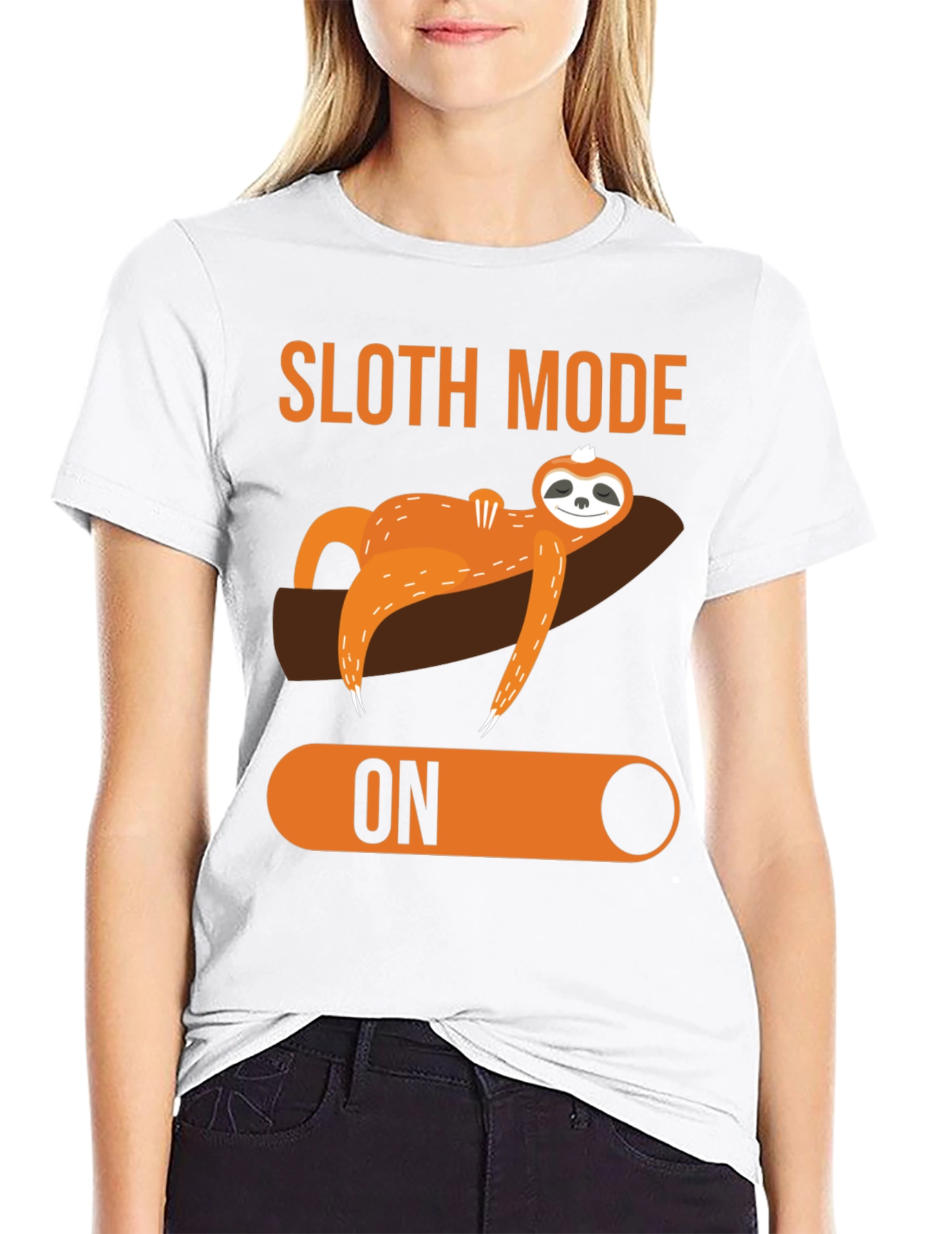 Sloth Mode ON T-Shirt - Relaxed & Comfy
