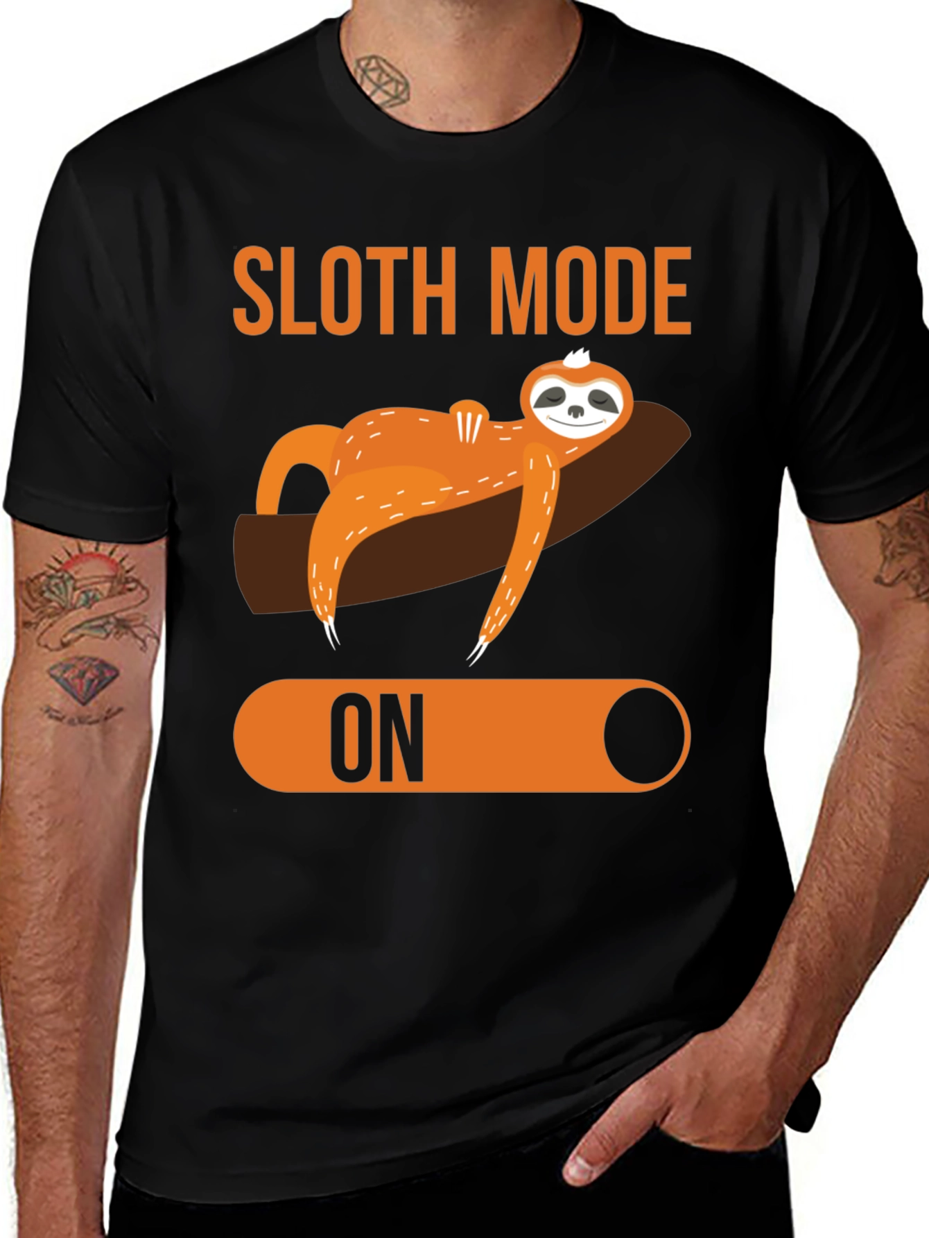 Sloth Mode ON T-Shirt - Relaxed & Comfy