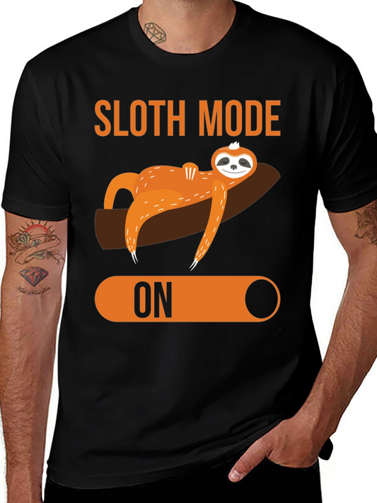 Sloth Mode ON T-Shirt - Relaxed & Comfy