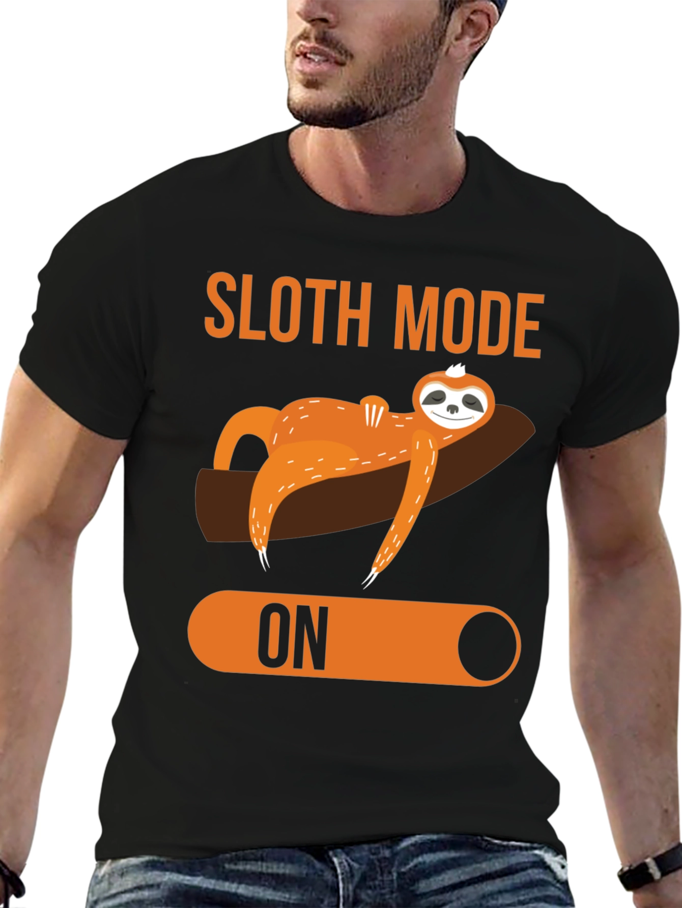 Sloth Mode ON T-Shirt - Relaxed & Comfy