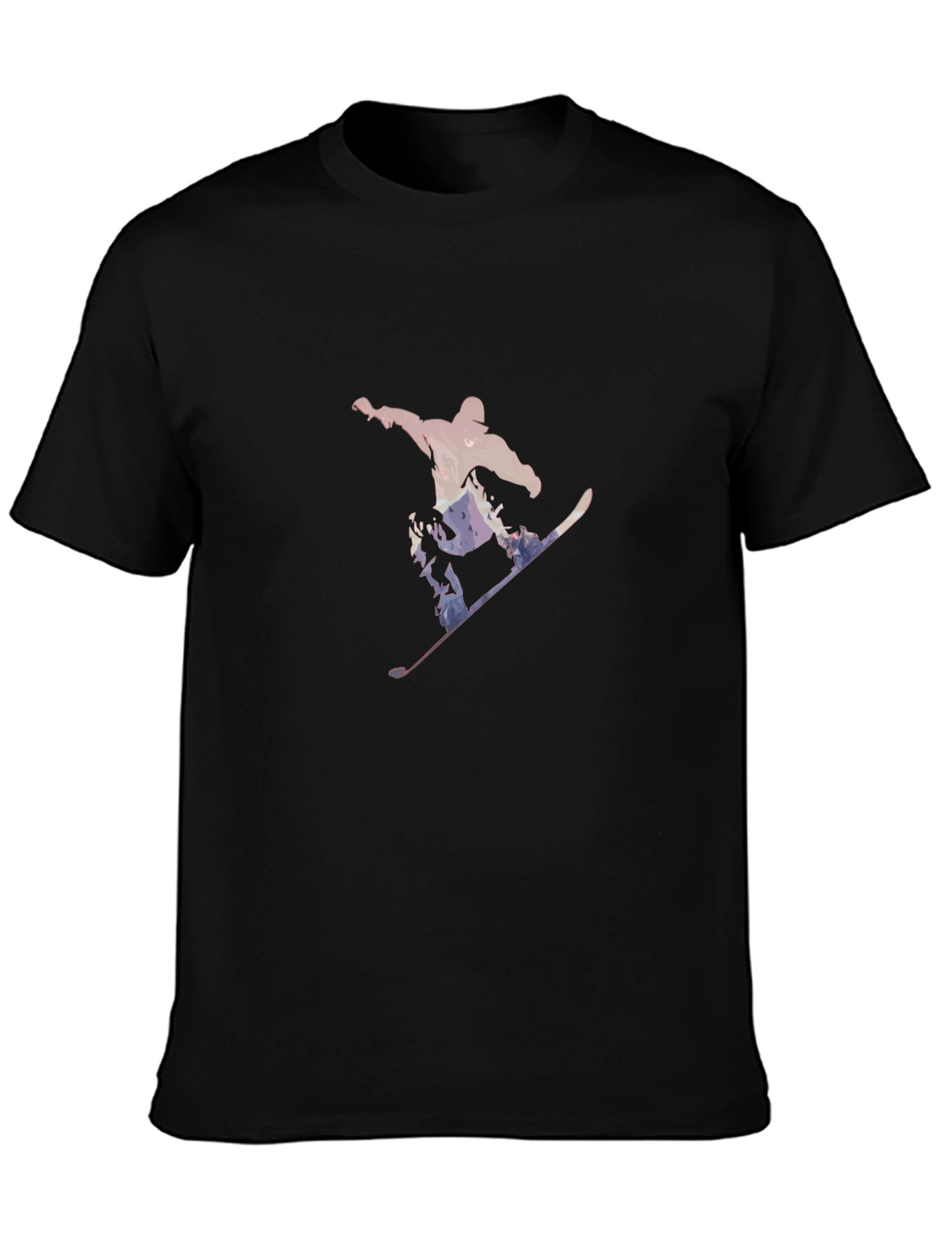 Snowboarder Graphic T-Shirt - Cool Mountain Design