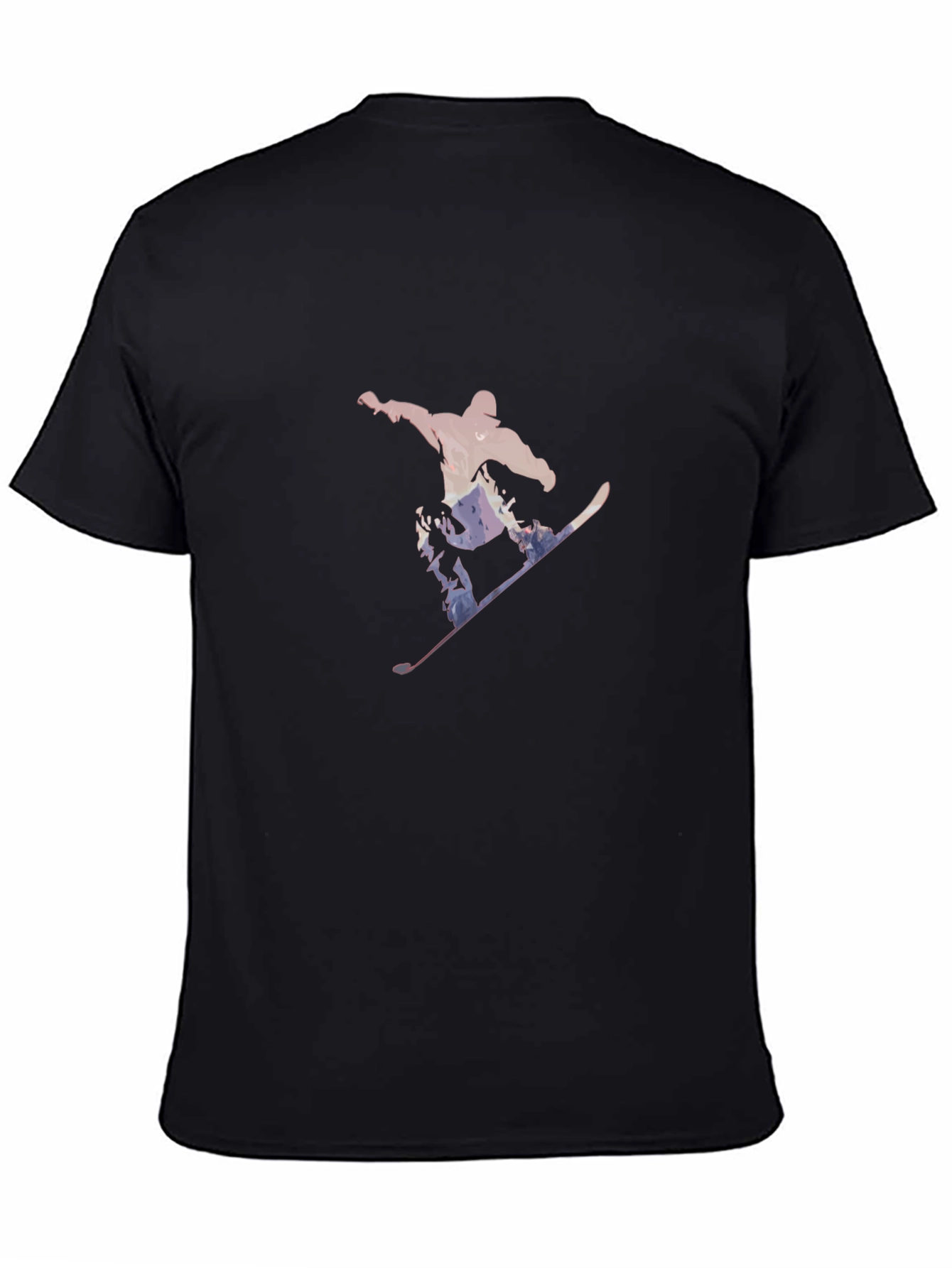 Snowboarder Graphic T-Shirt - Cool Mountain Design