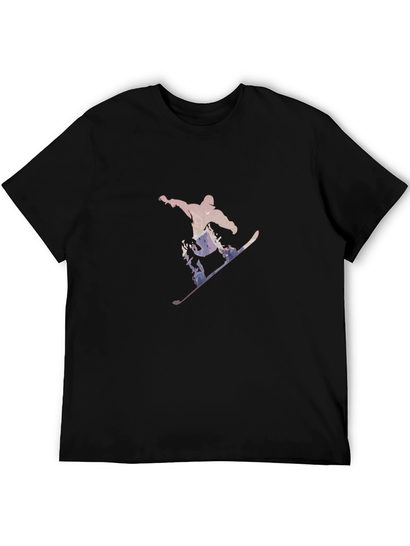 Snowboarder Graphic T-Shirt - Cool Mountain Design