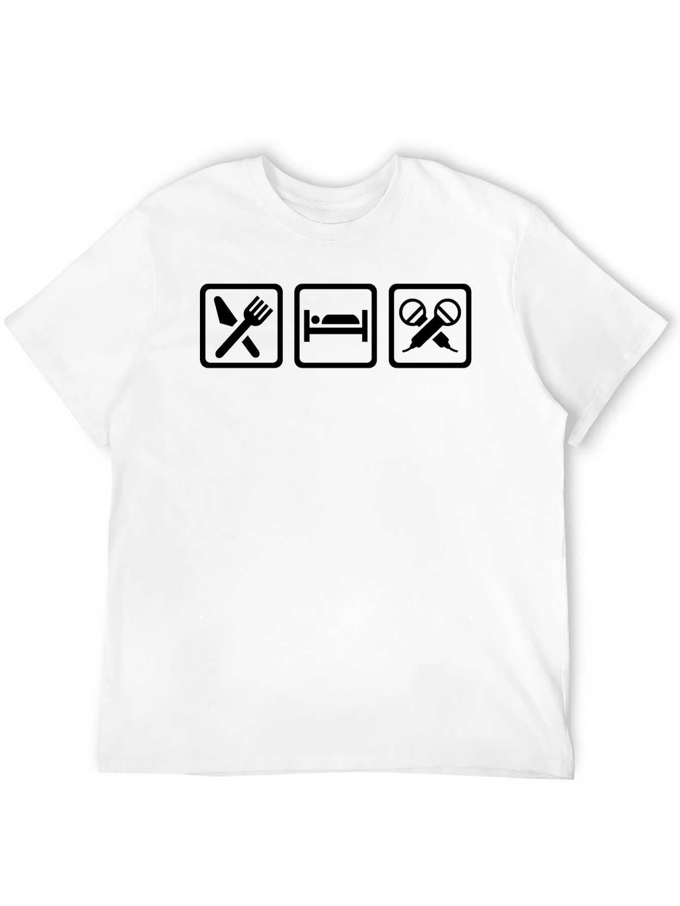 Eat Sleep Juggling T-Shirt - Black Graphic Tee