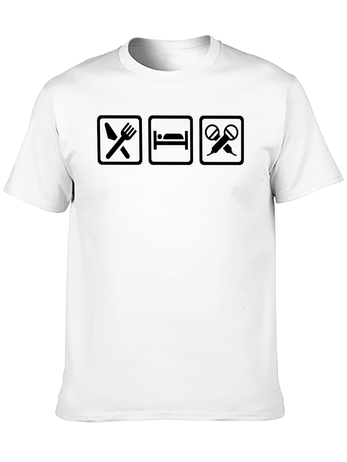 Eat Sleep Juggling T-Shirt - Black Graphic Tee