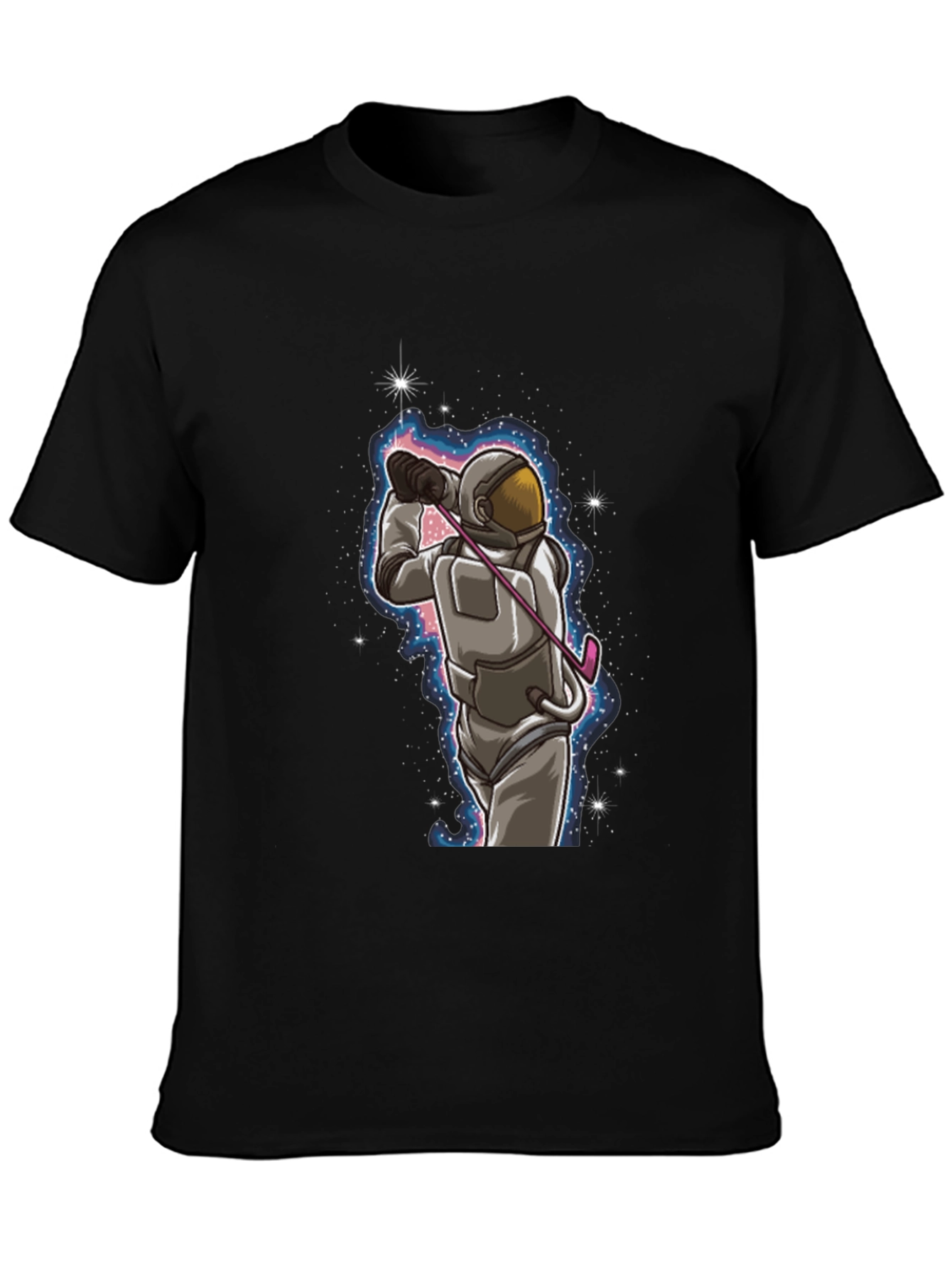 Astronaut Golfing T-Shirt - Space Golfer Tee